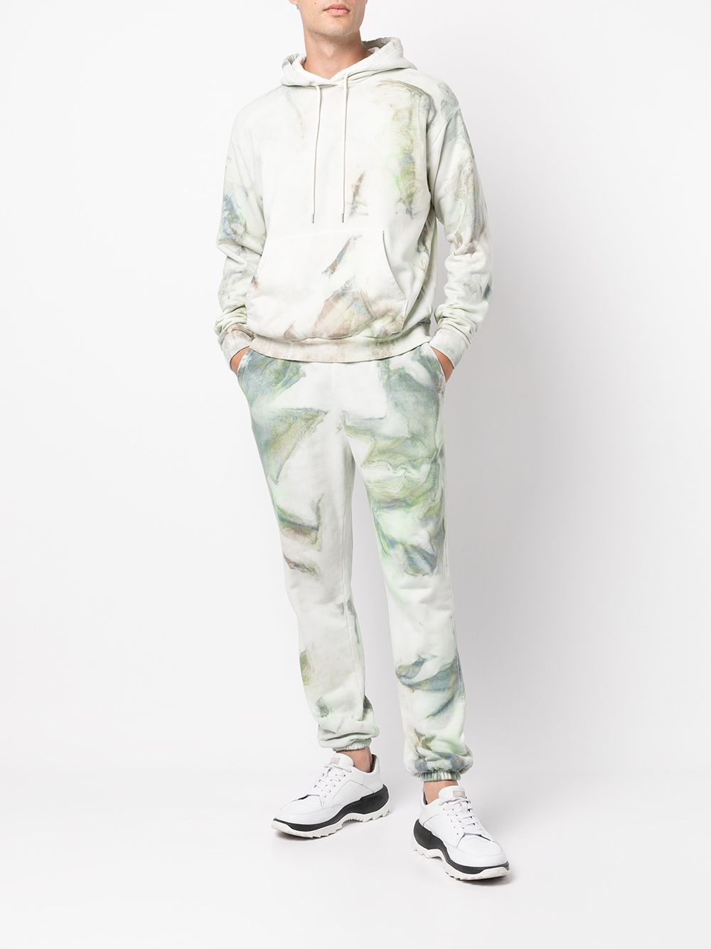 tie-dye cotton hoodie - 2