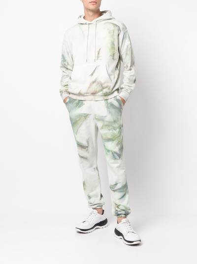 John Elliott tie-dye cotton hoodie outlook