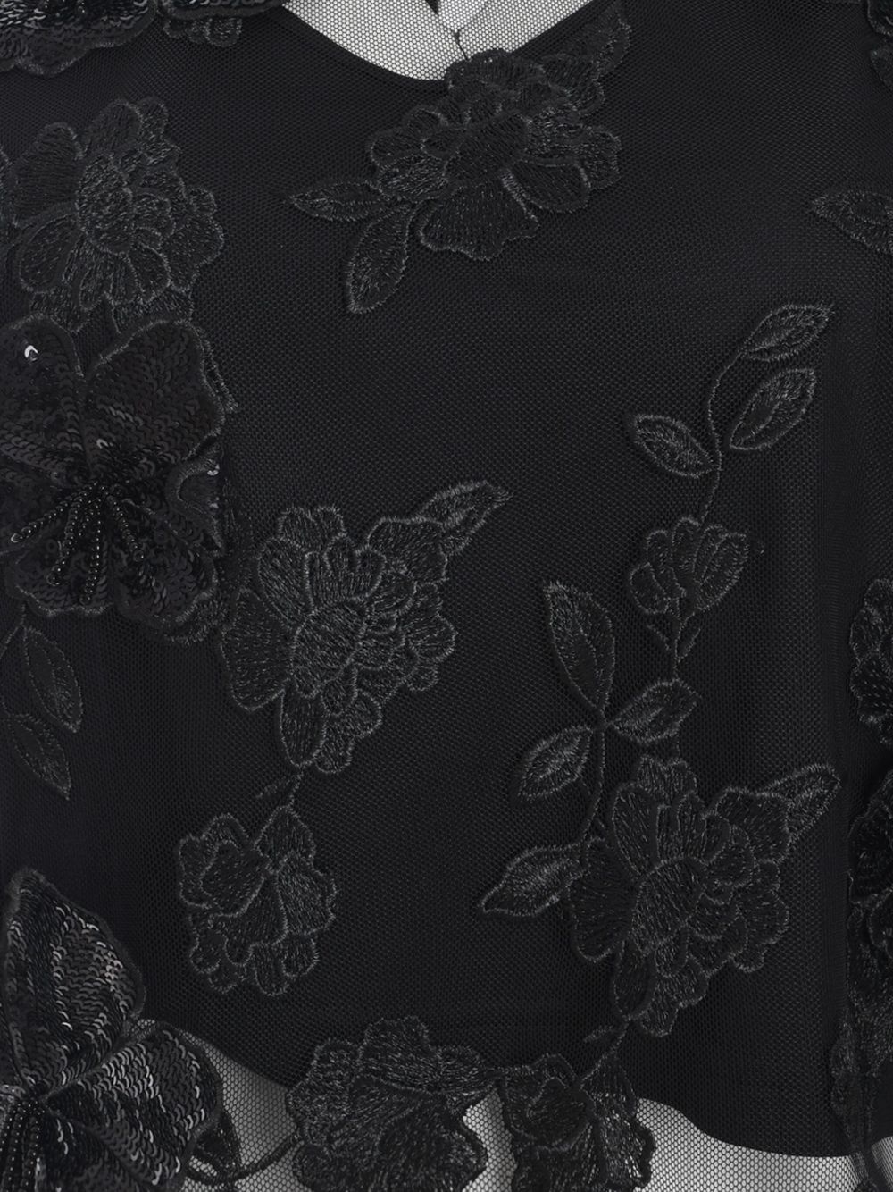 mesh flower top - 3