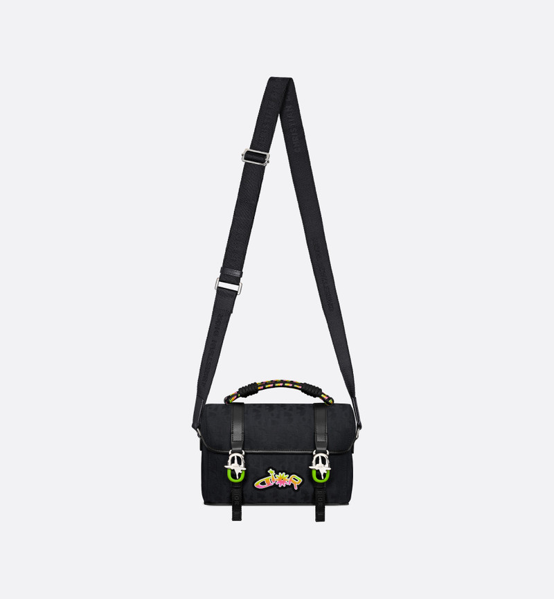 DIOR AND LEWIS HAMILTON Dior Hit the Road Messenger Bag with Flap 8