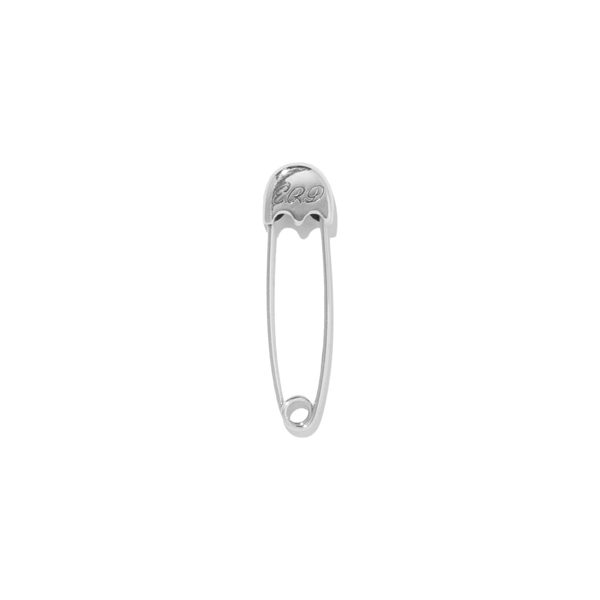SAFETY PIN EARRING (SILVER) - 1
