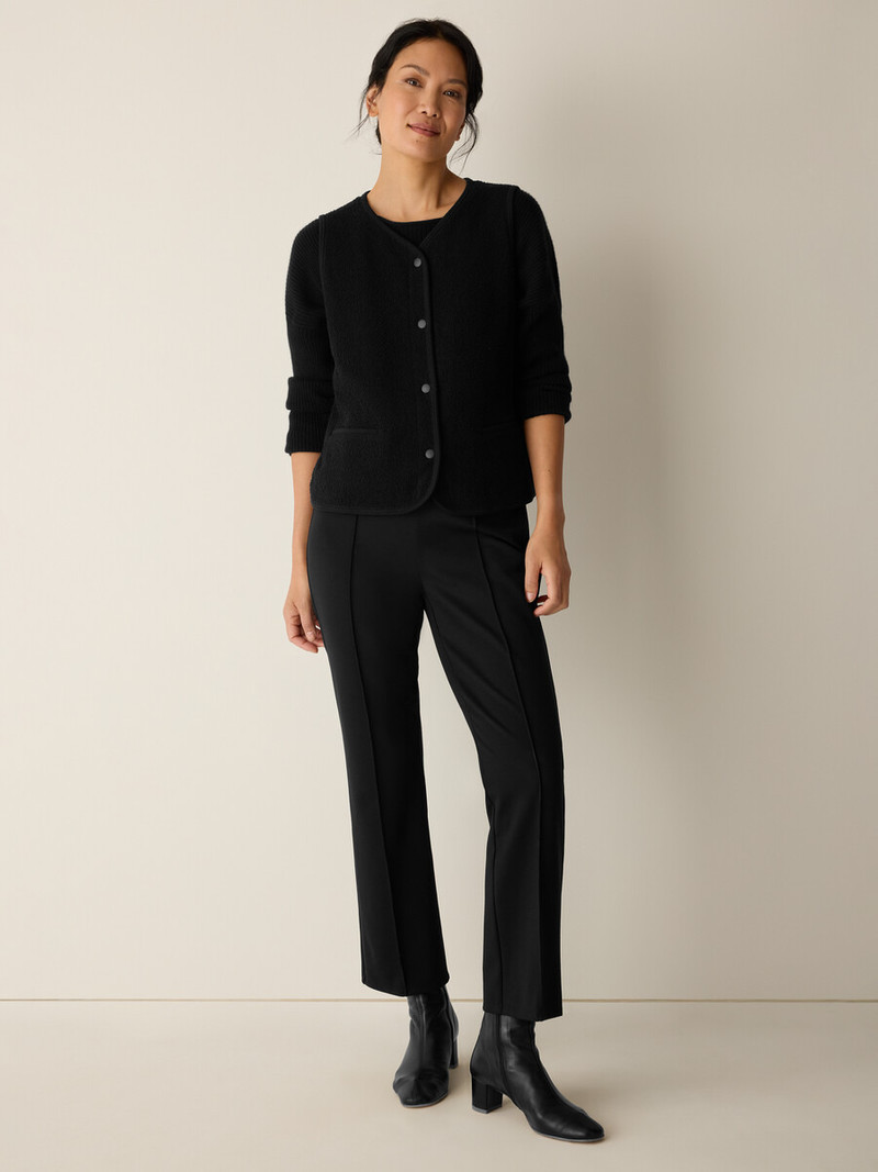 Organic Cotton Stretch Boucle Vest 3