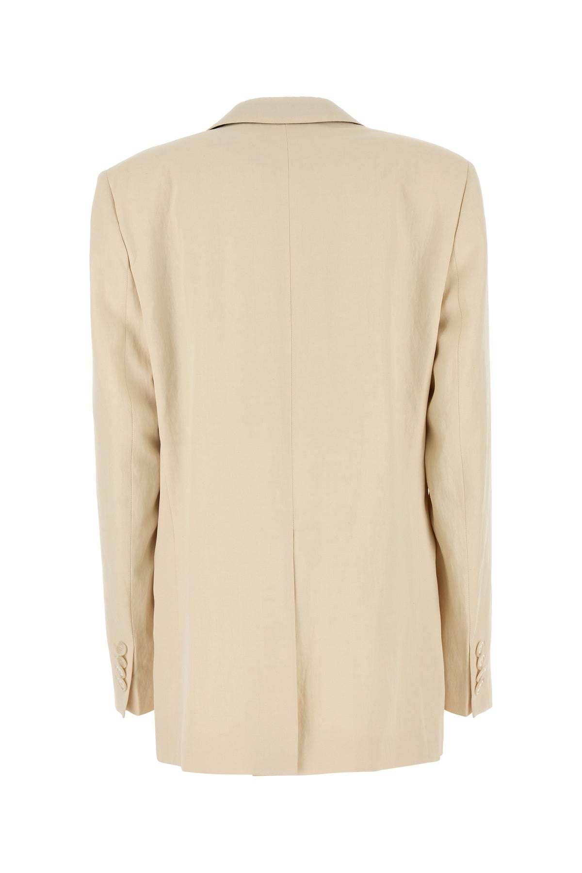 Ivory viscose blend blazer - 2