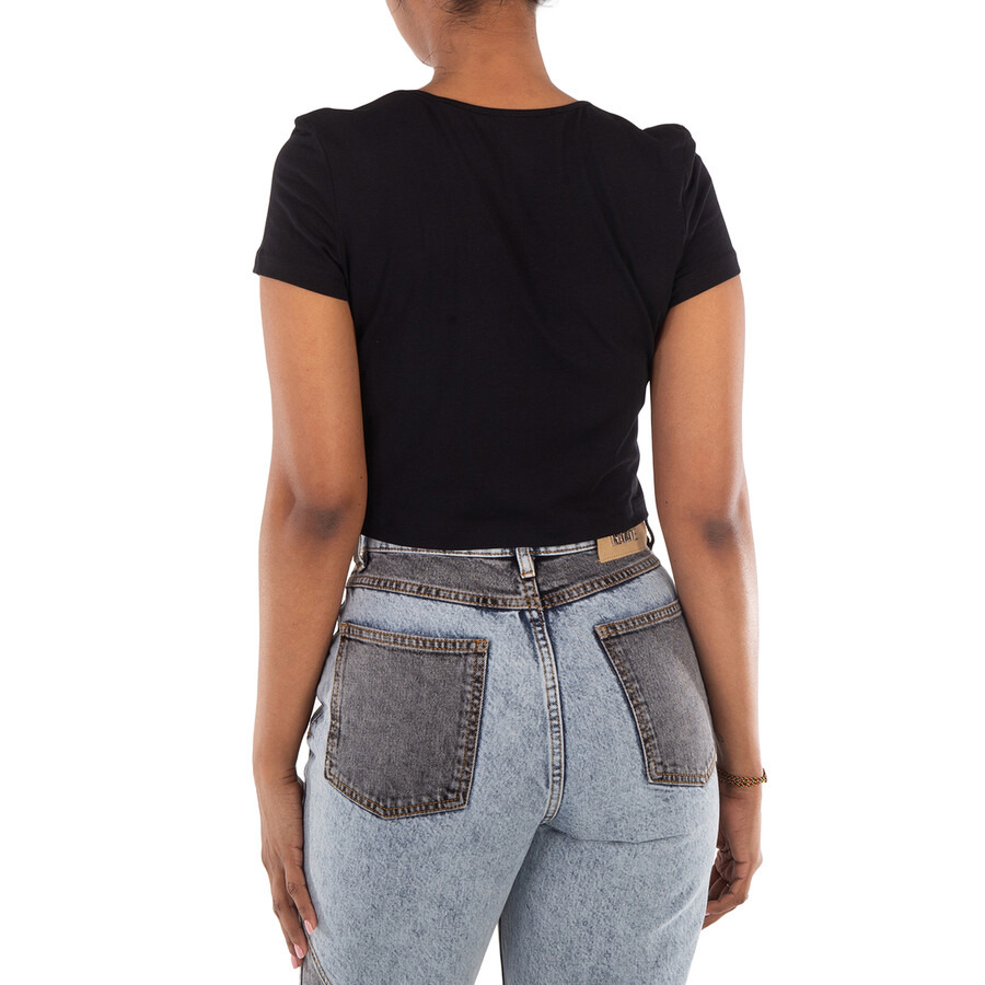 Rotate Crystal Logo Cropped T-Shirt - 3