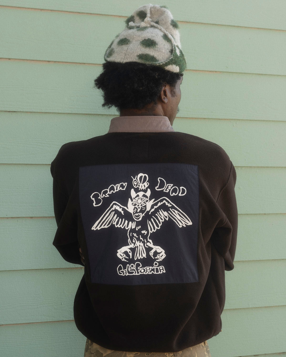 Brain Dead Equipment Fleece Pullover Jacket - Brown - 5
