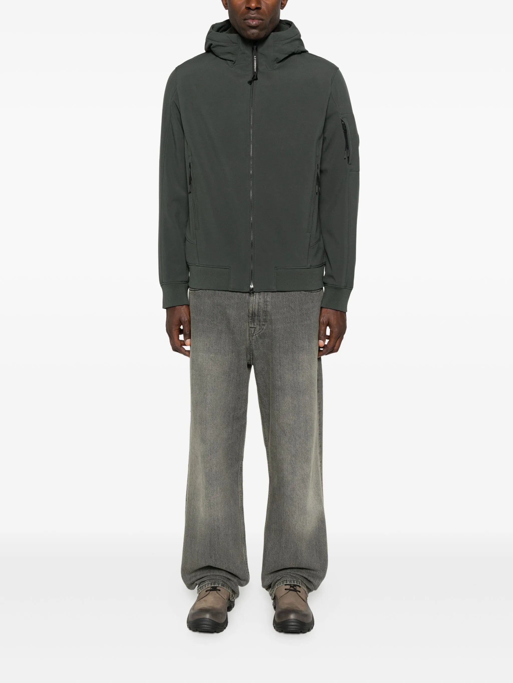C.p. Company Hooded Zip-front Jacket - 3