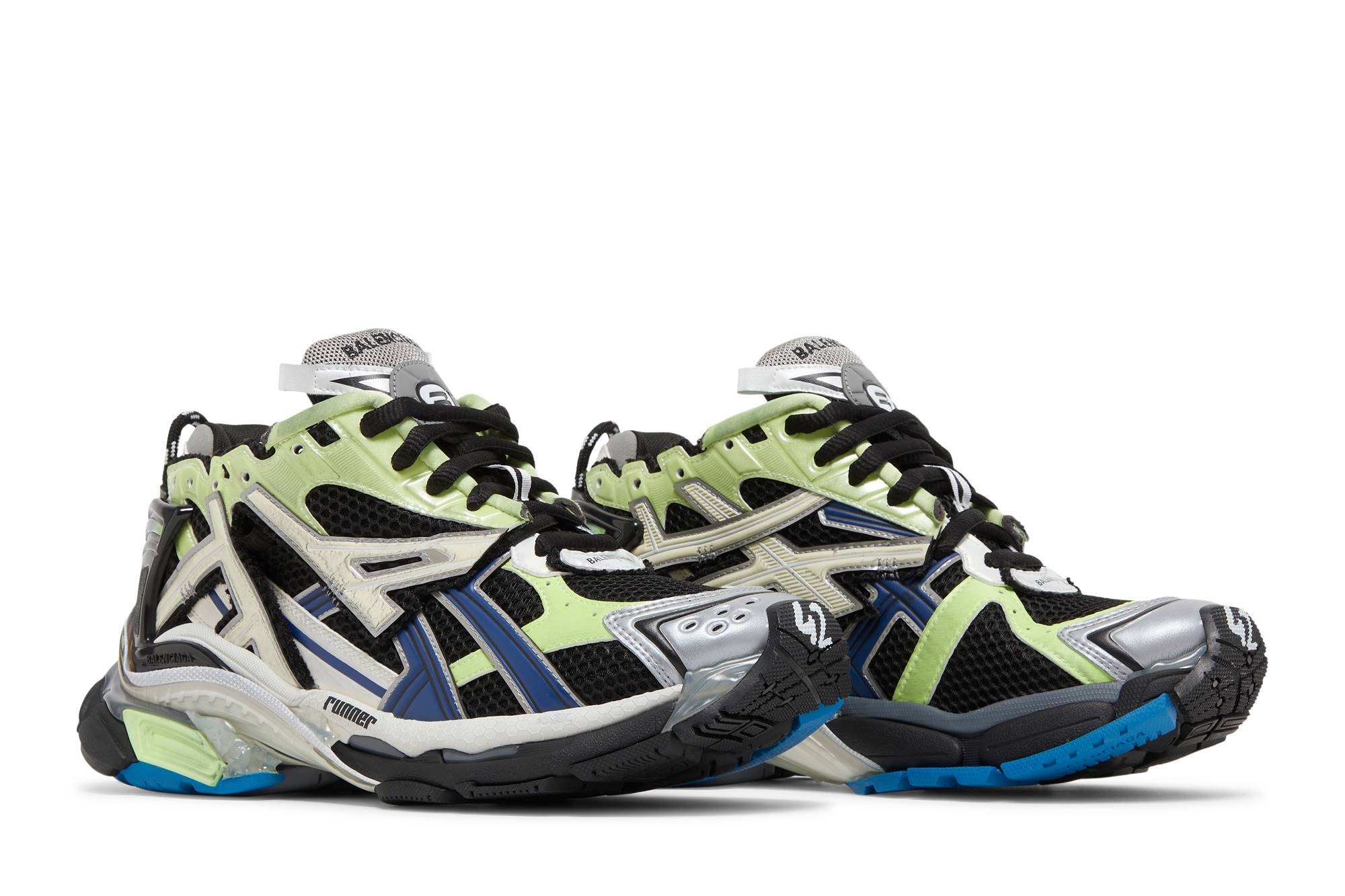 Balenciaga Runner Sneaker 'Grey Blue Green' - 8
