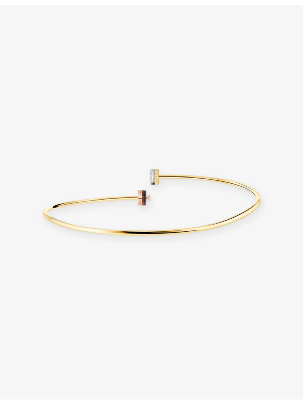 Quatre Classique 18ct Yellow-Gold, White-Gold, Pink-Gold, PVD and 0.32ct Diamond Necklace - 3