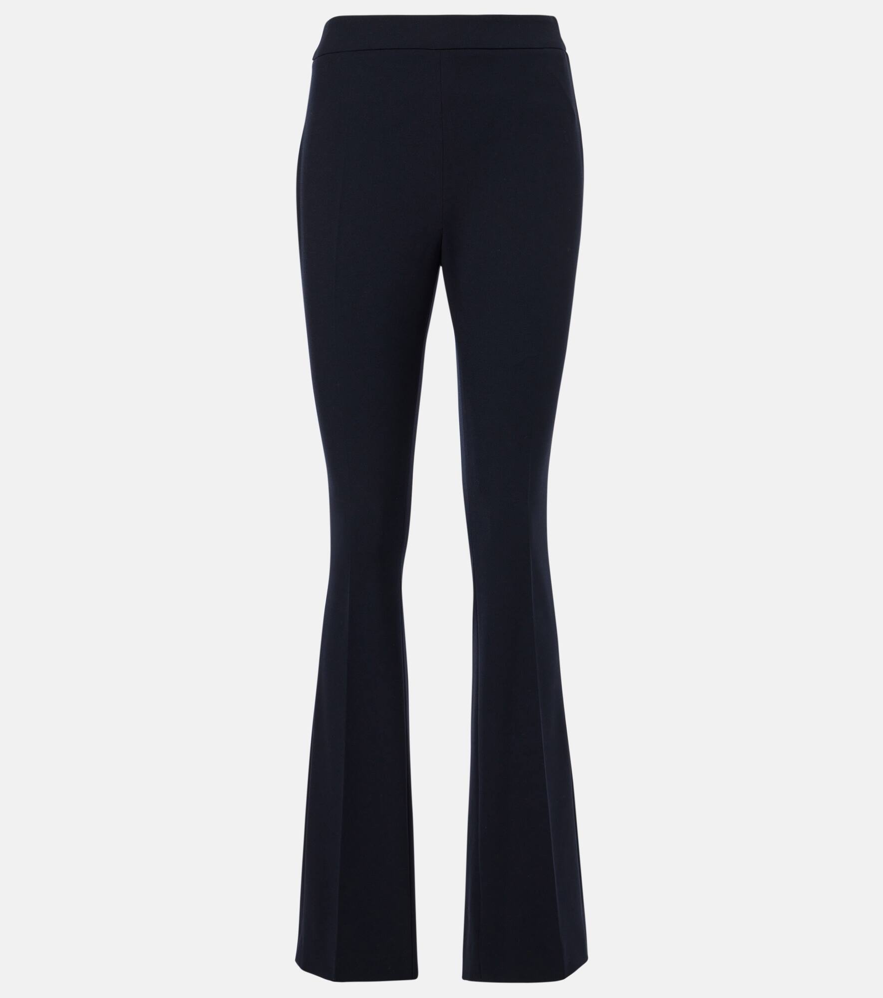 Jem wool-blend crêpe slim pants - 1