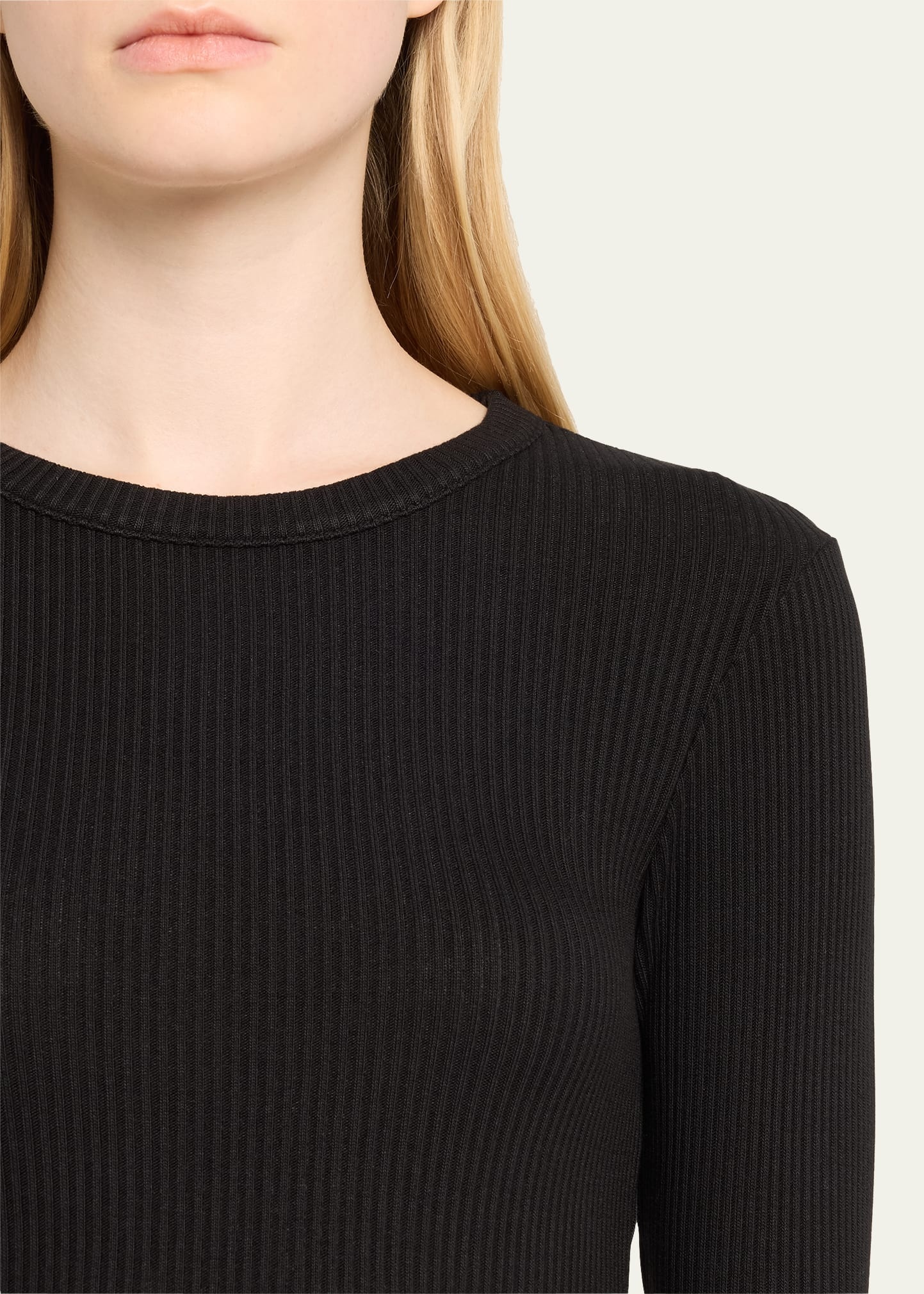 Bina Rib-Knit Crewneck Top - 5