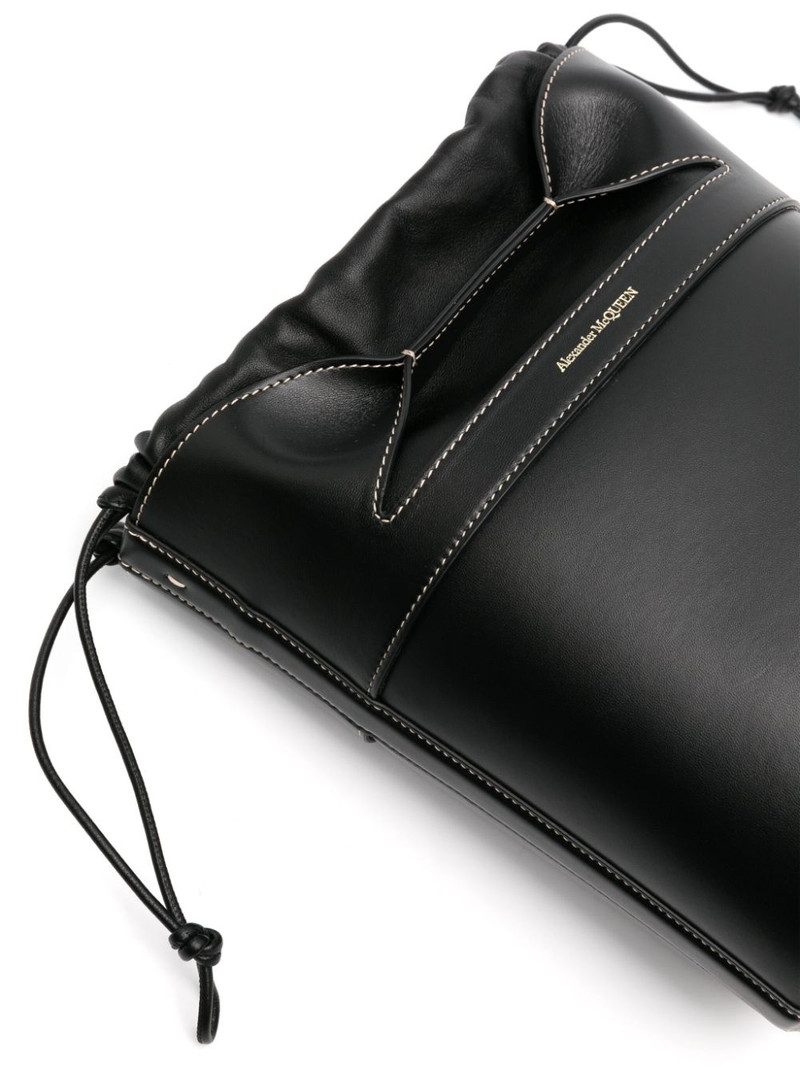 logo-stamp leather bucket bag 4