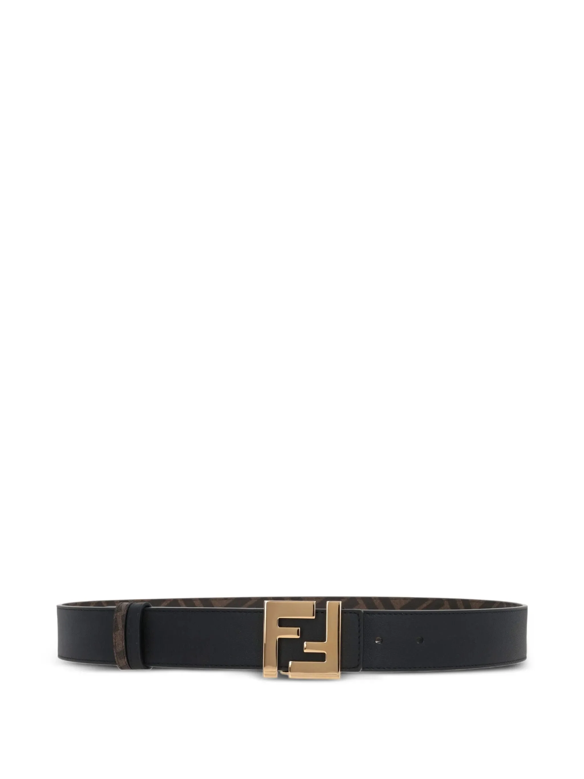 Fendi FF-logo Plaque Belt - 1