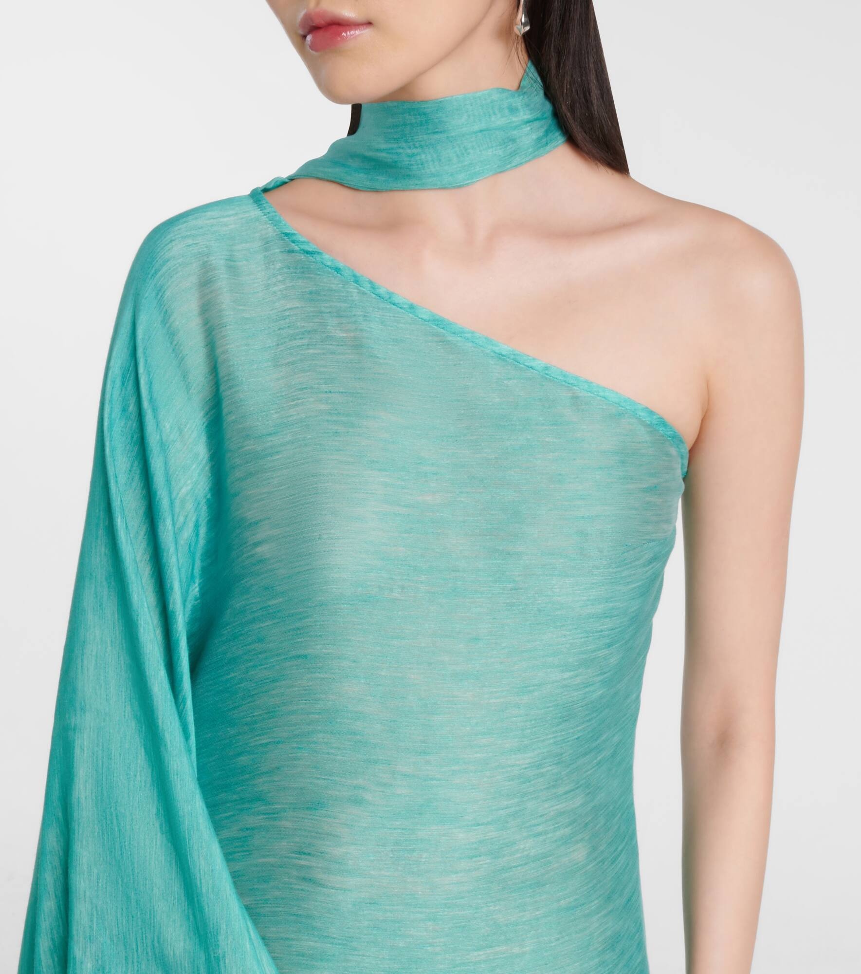 Arno fringed linen-blend maxi dress - 4