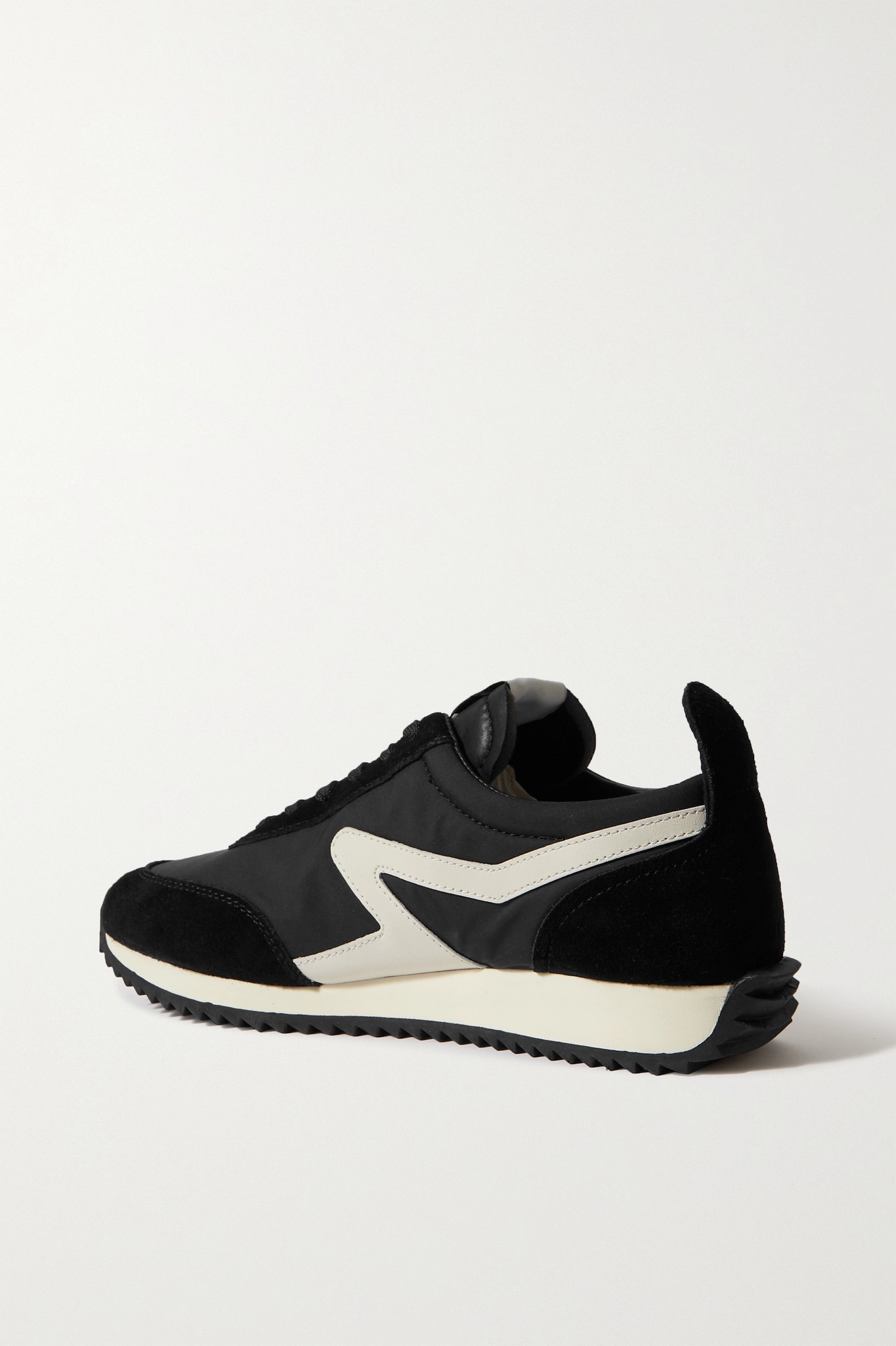 Retro Runner suede and leather-trimmed recycled mesh sneakers - 3