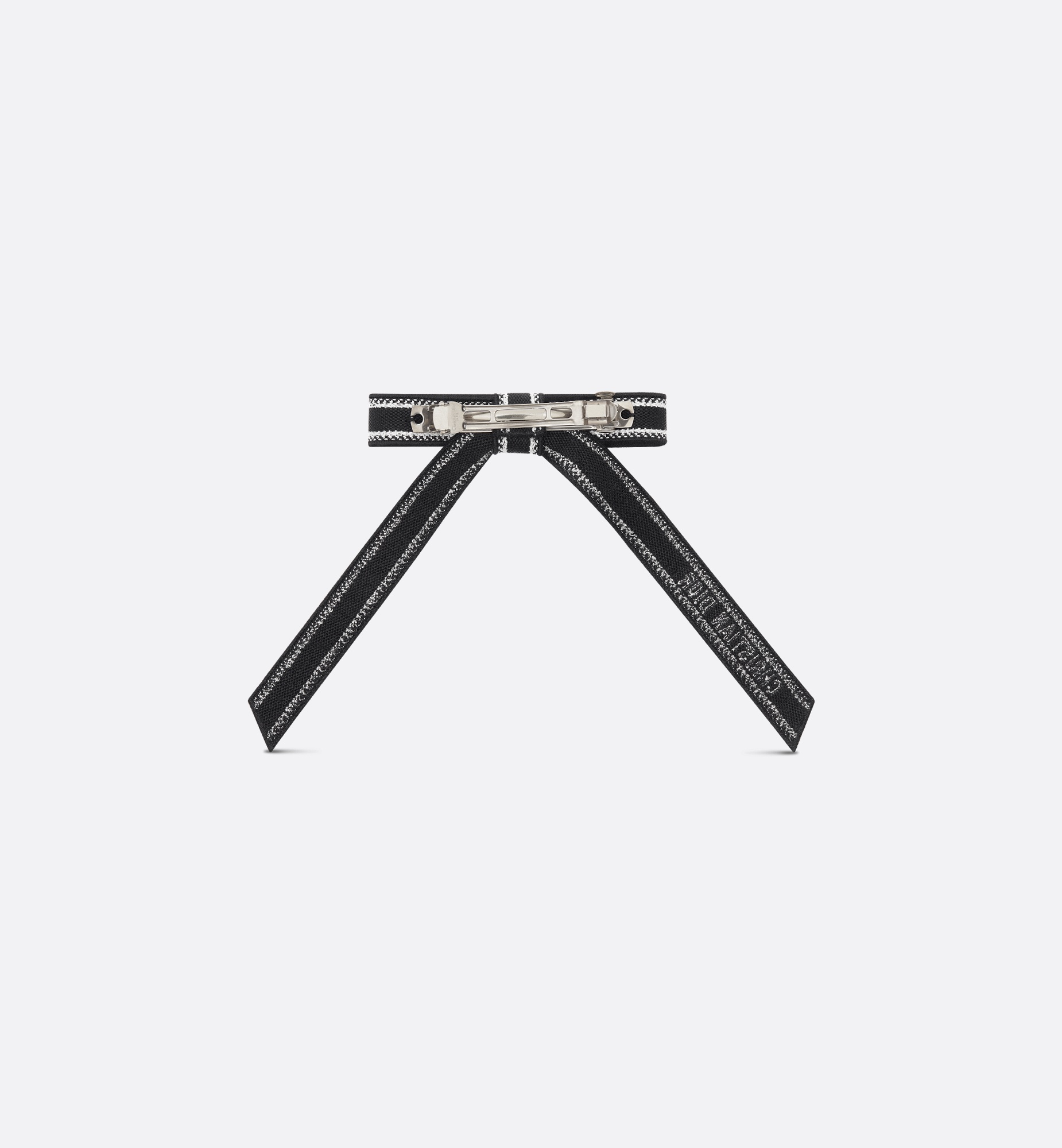 Christian Dior Embroidered Dior Twist Bow - 4