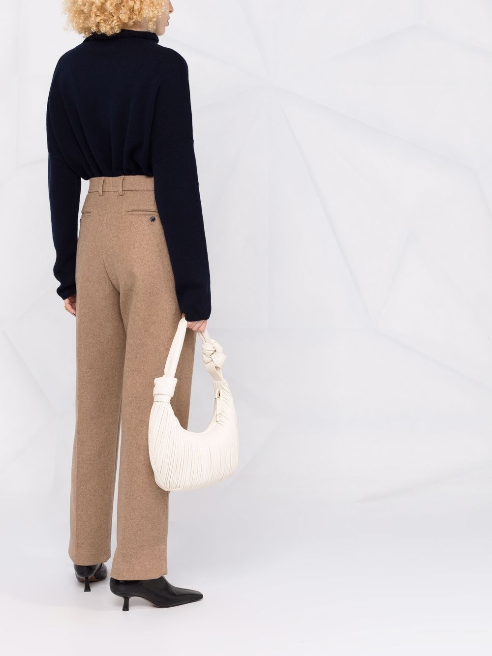 mock-neck cashmere jumper - 6