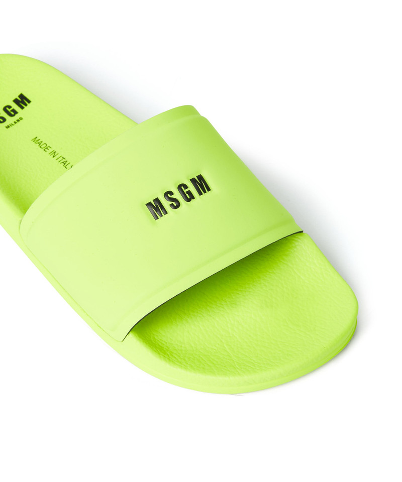 Pool slippers with MSGM micro logo 4