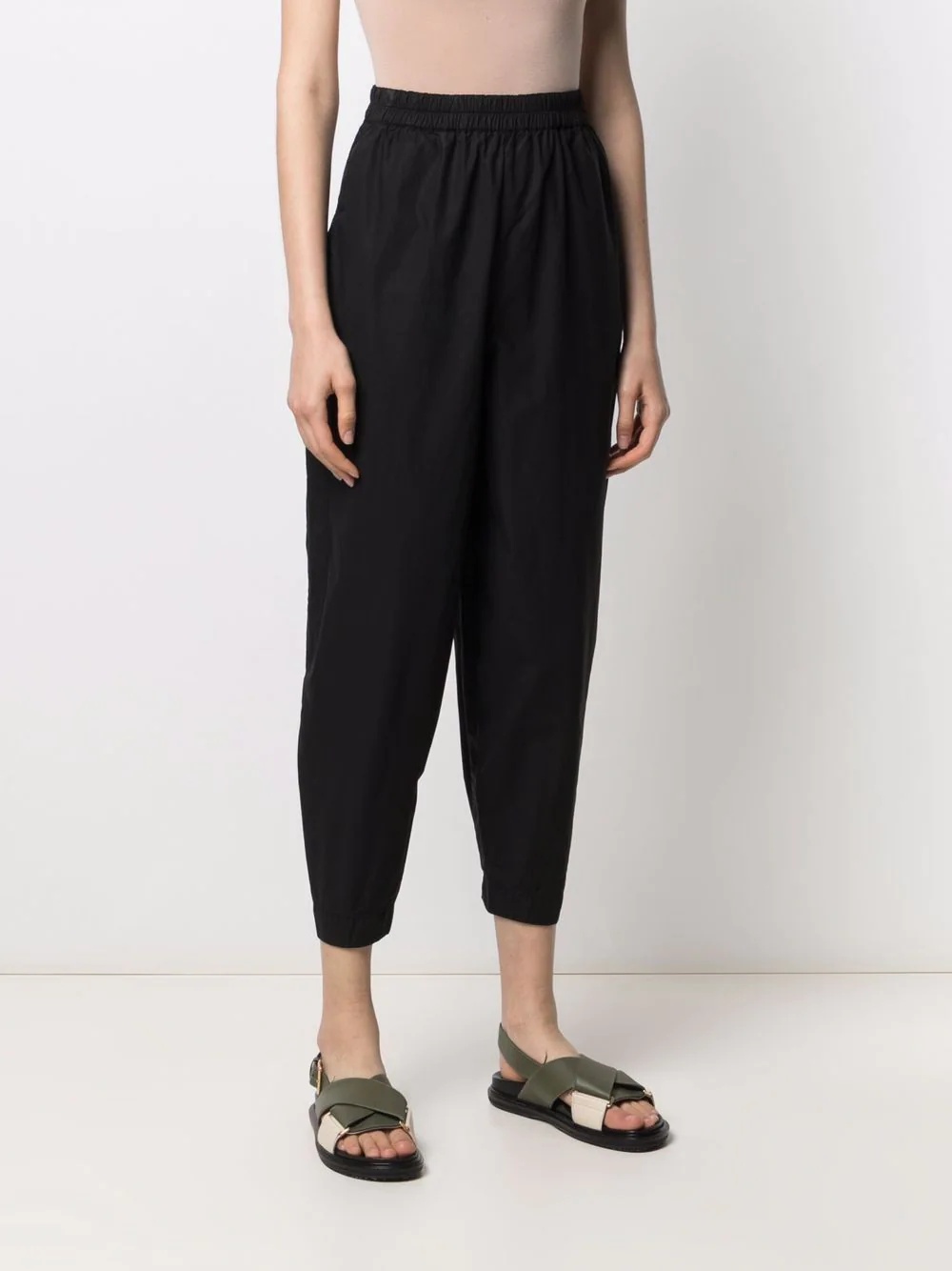 high-rise tapered trousers - 3