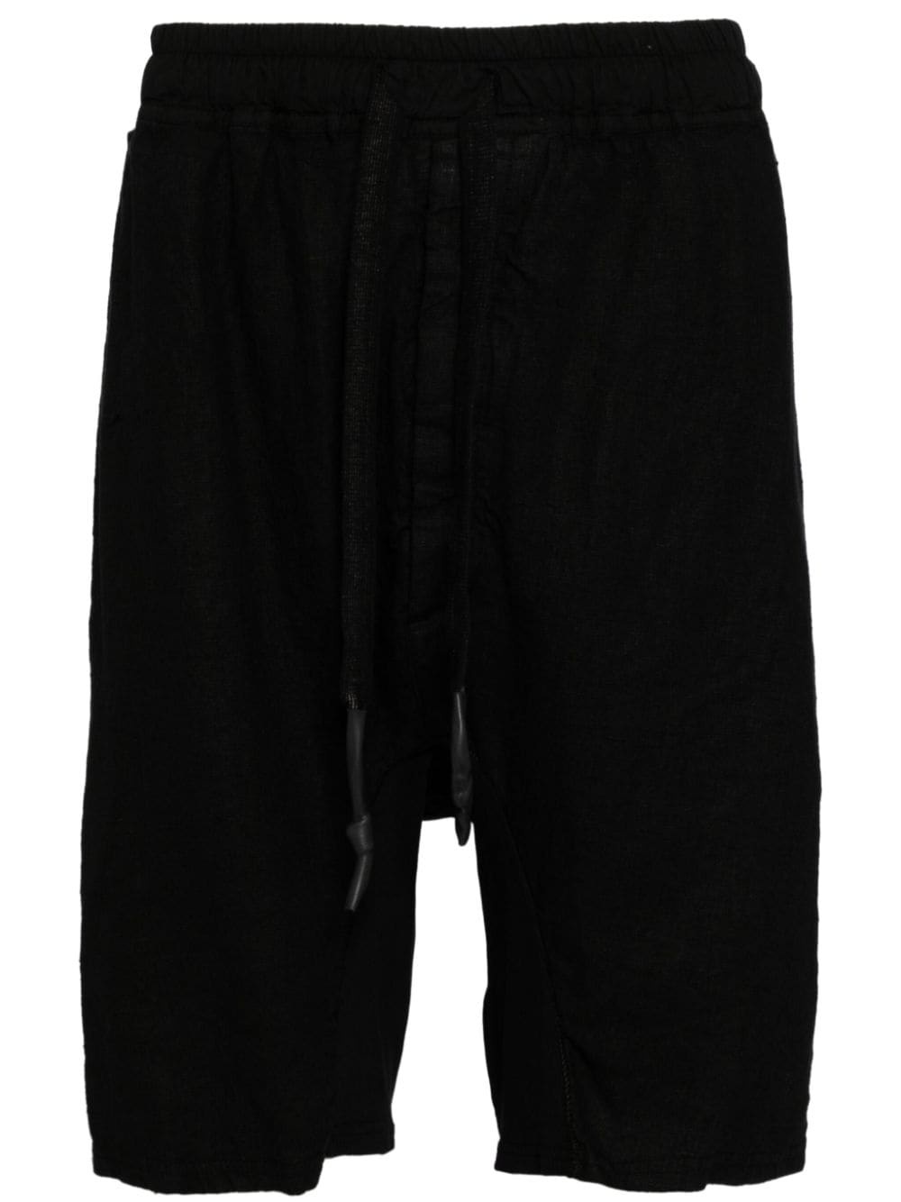 drop-crotch cotton shorts - 1