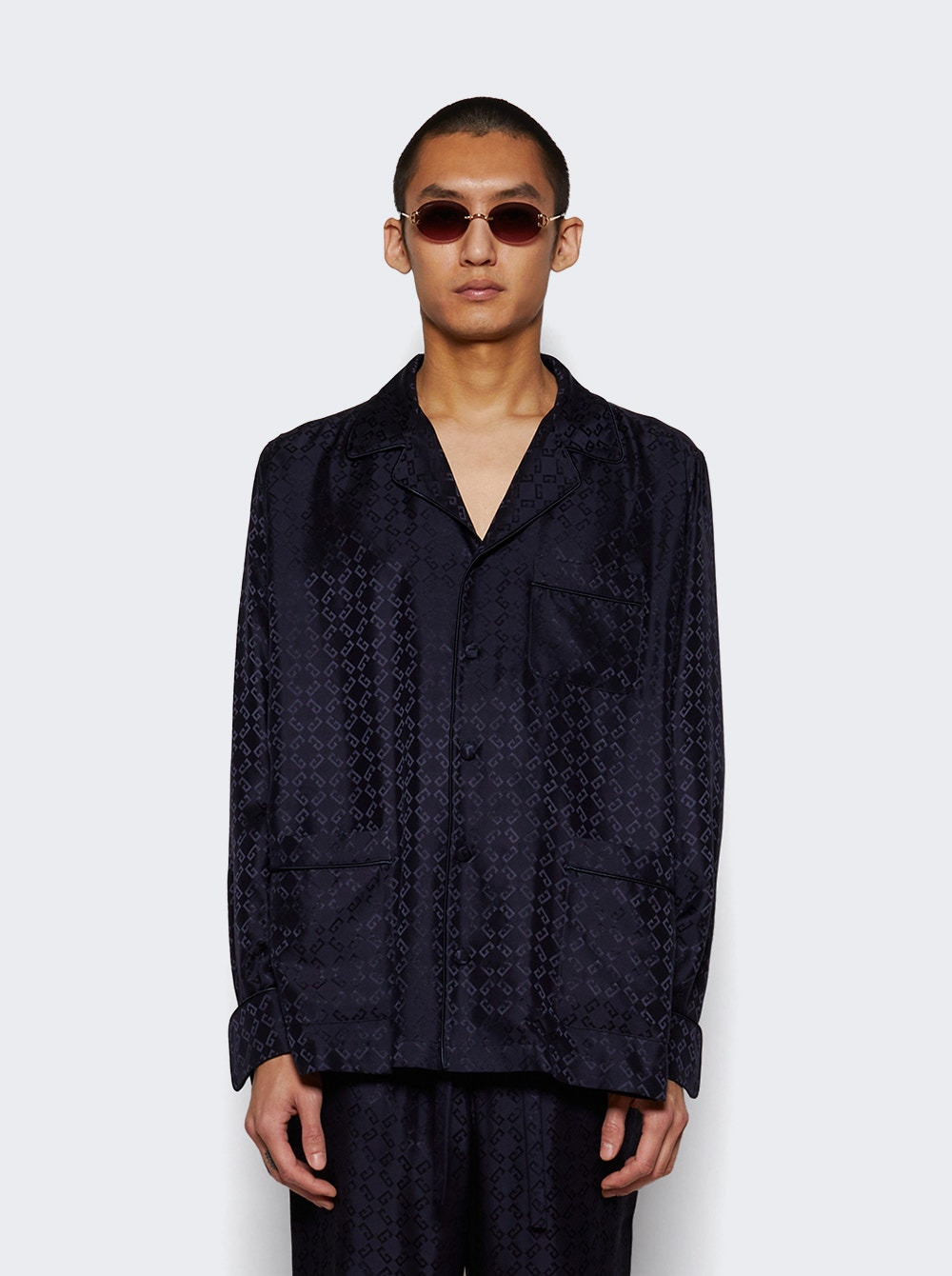 Pyjama Shirt Dark Blue - 2