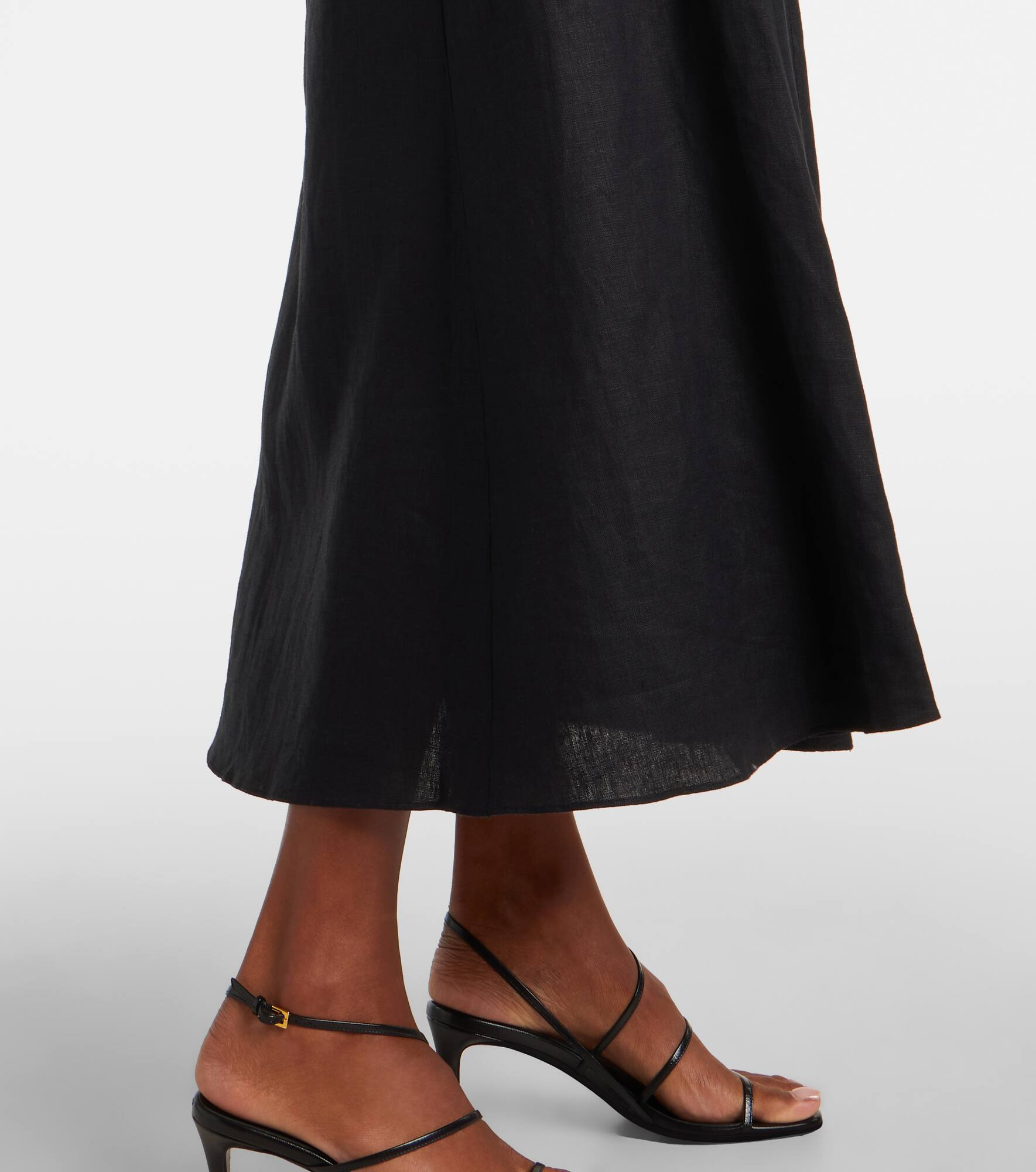 Linen midi dress - 5