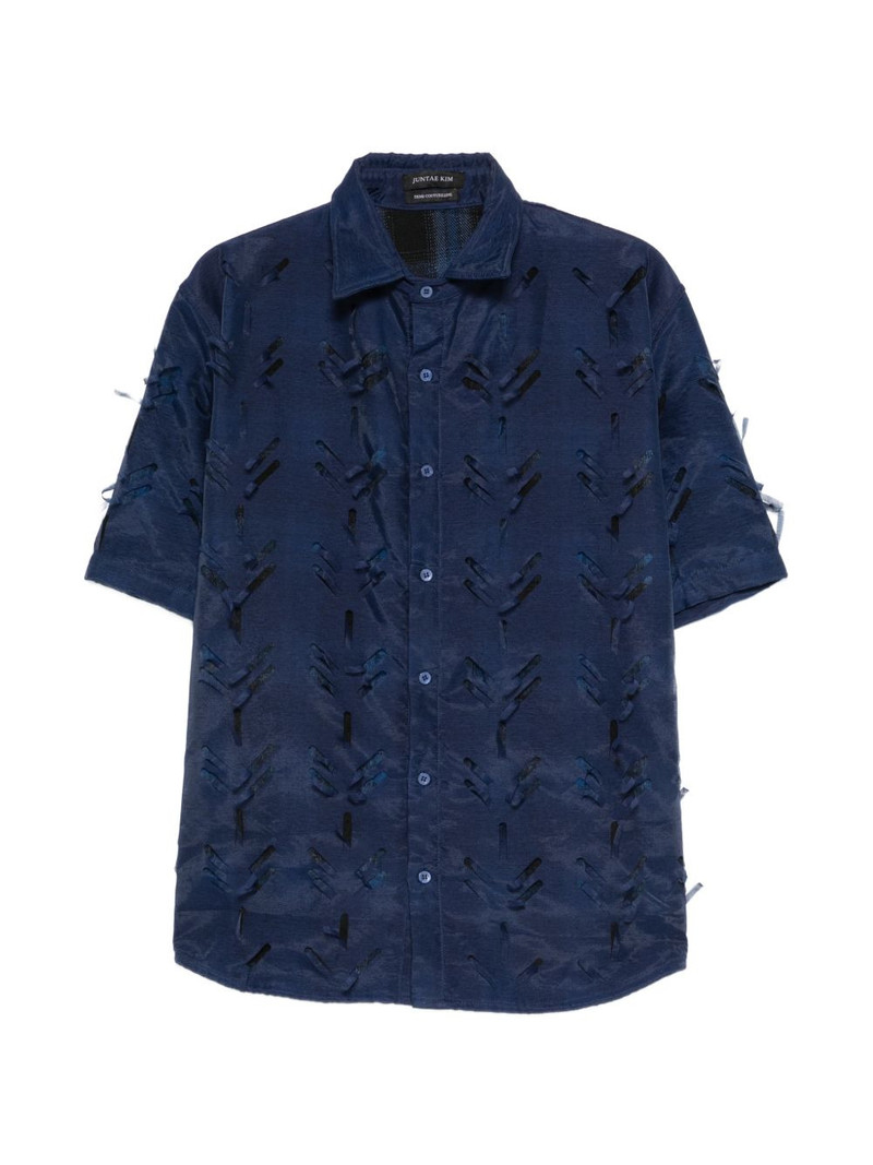 layered laser slash shirt 1