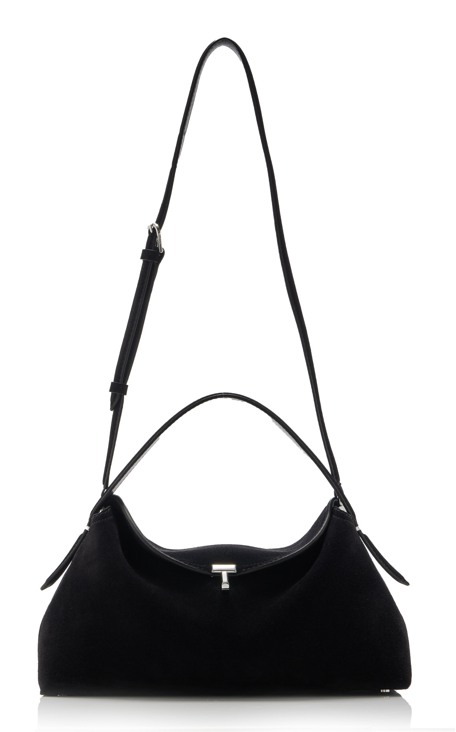 ハンドバッグ T-Lock Suede Handbag Toteme T-Lock Suede Top Handle Bag | Liberty