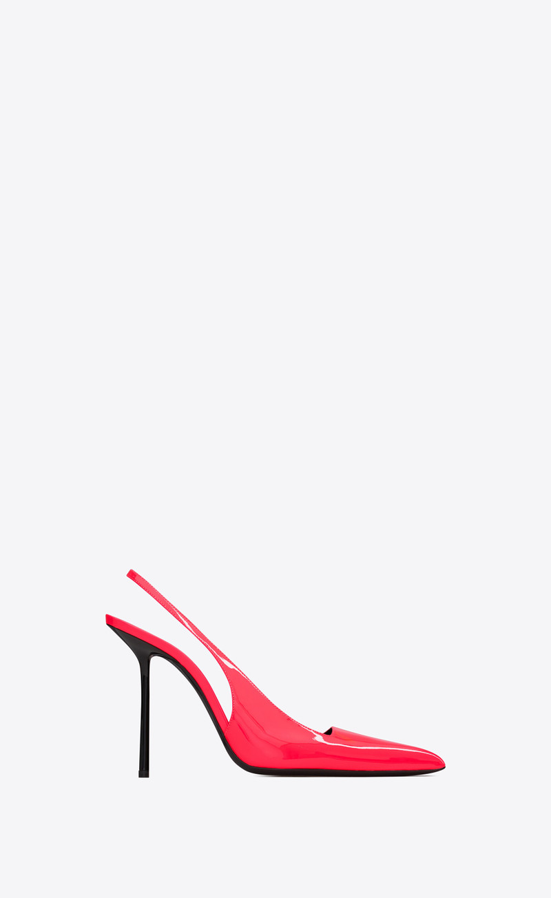 kiss slingback pumps in patent leather - 1