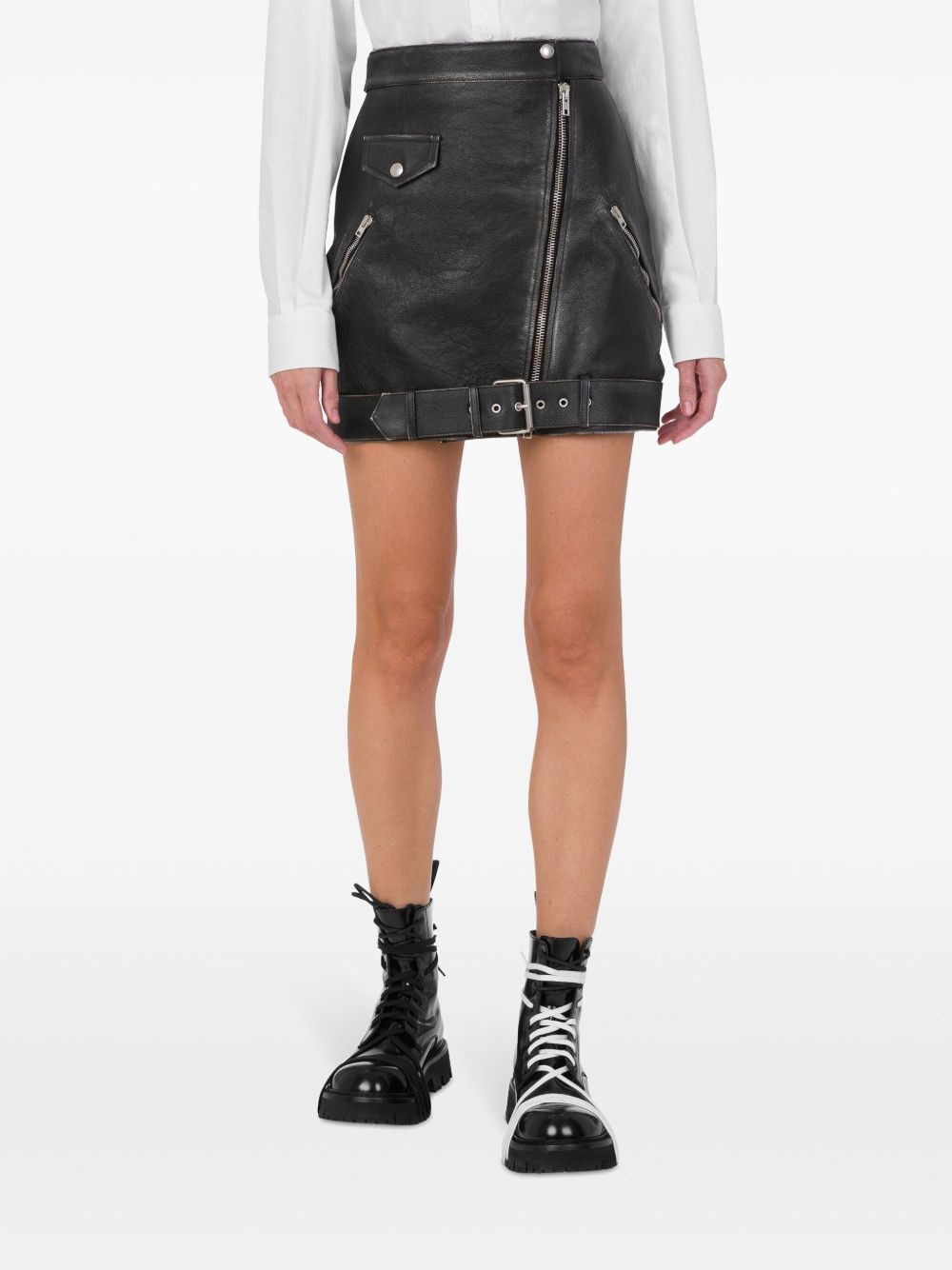 leather skirt - 2