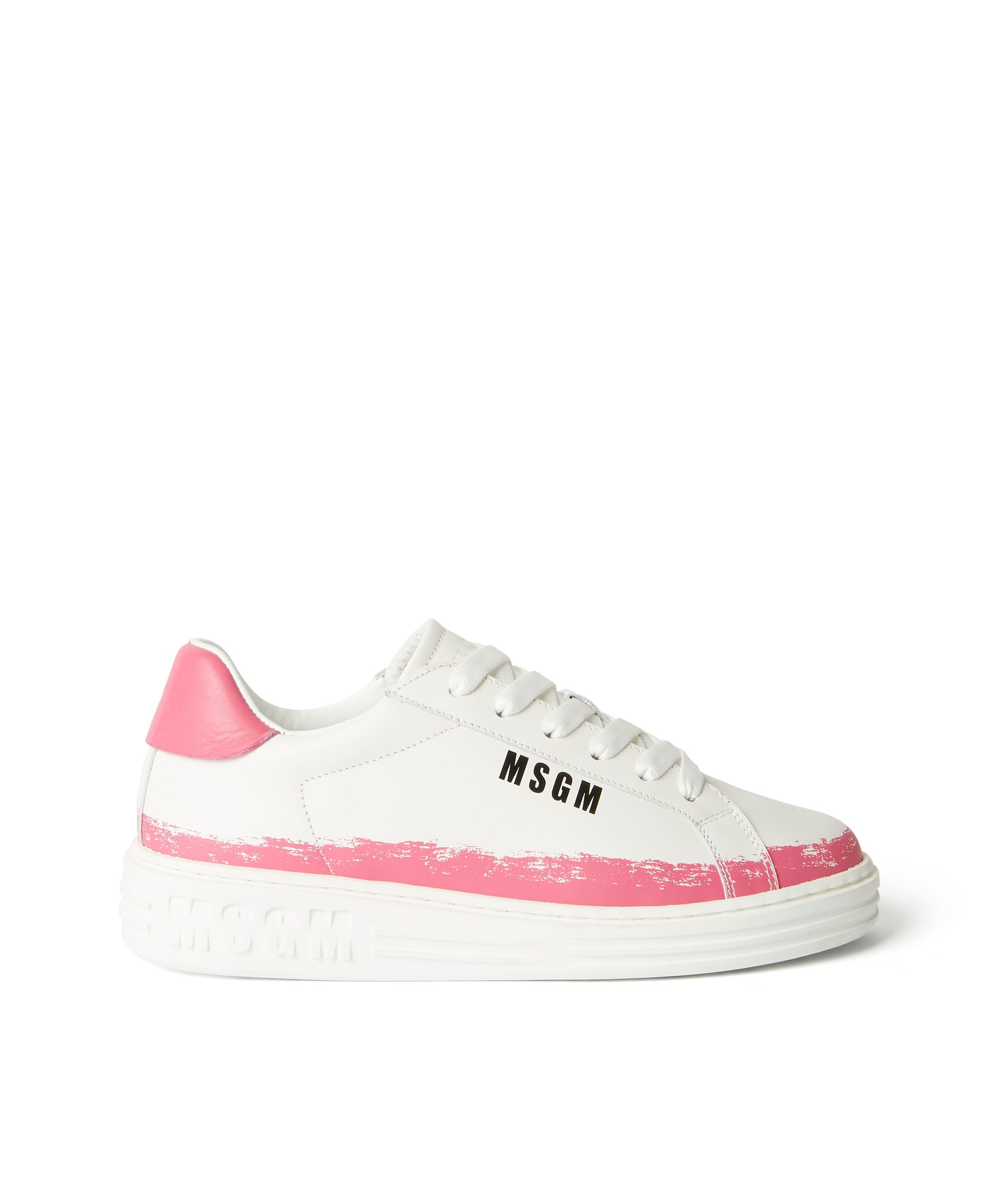"Iconic" sneakers with brushstroke effect print - 3