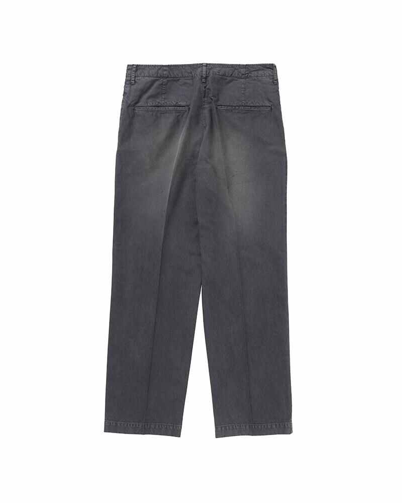 visvim FIELD CHINO PANTS DMGD NAVY | REVERSIBLE