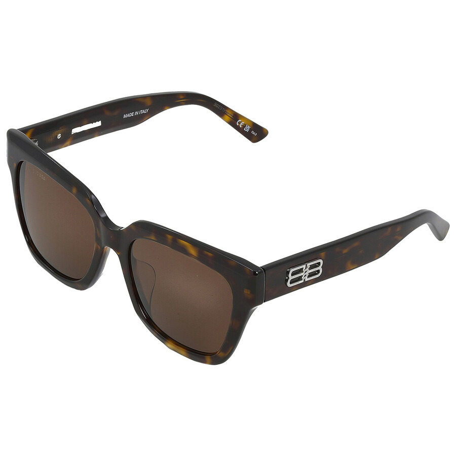 Balenciaga Brown Square Ladies Sunglasses BB0237SA 002 55 - 2