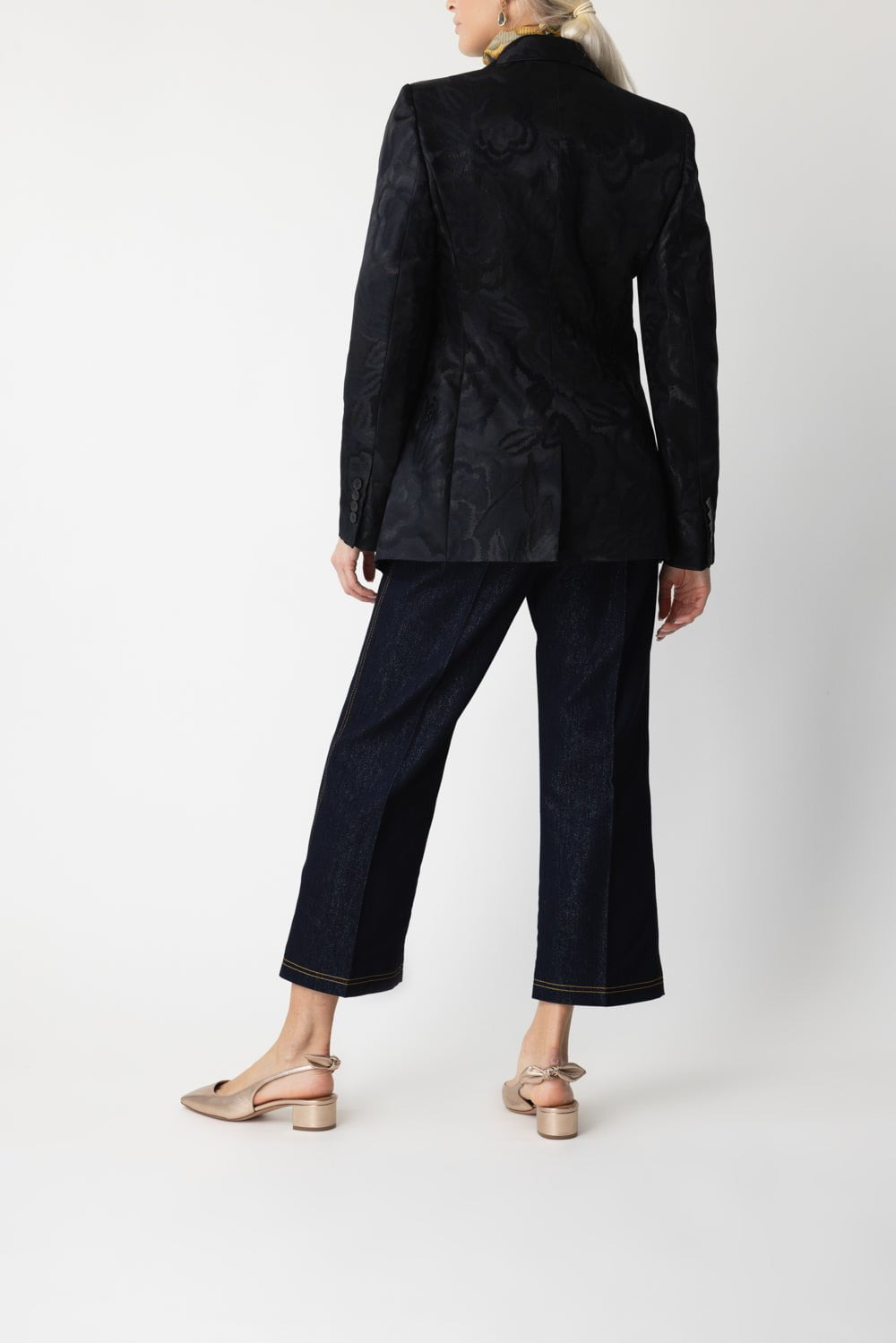 Tie Front Fringe Blazer - 4
