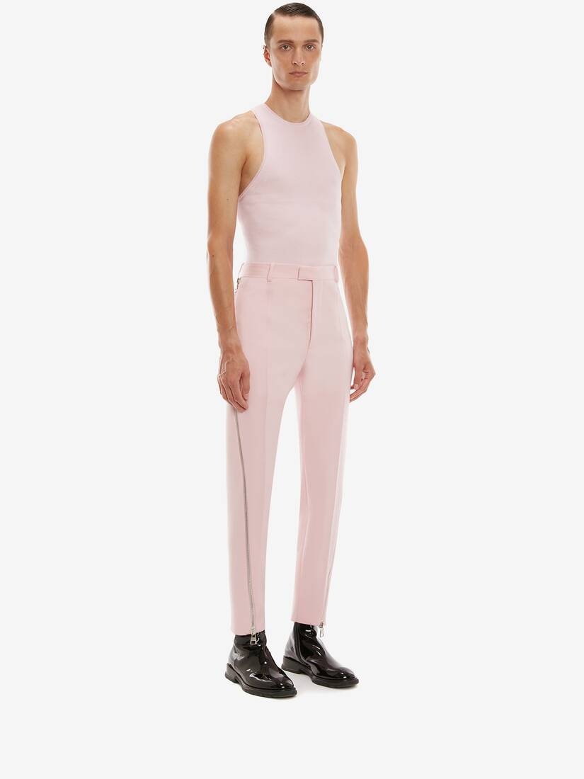 Blake Illustration Ribbed Tank Top in Pink - 3