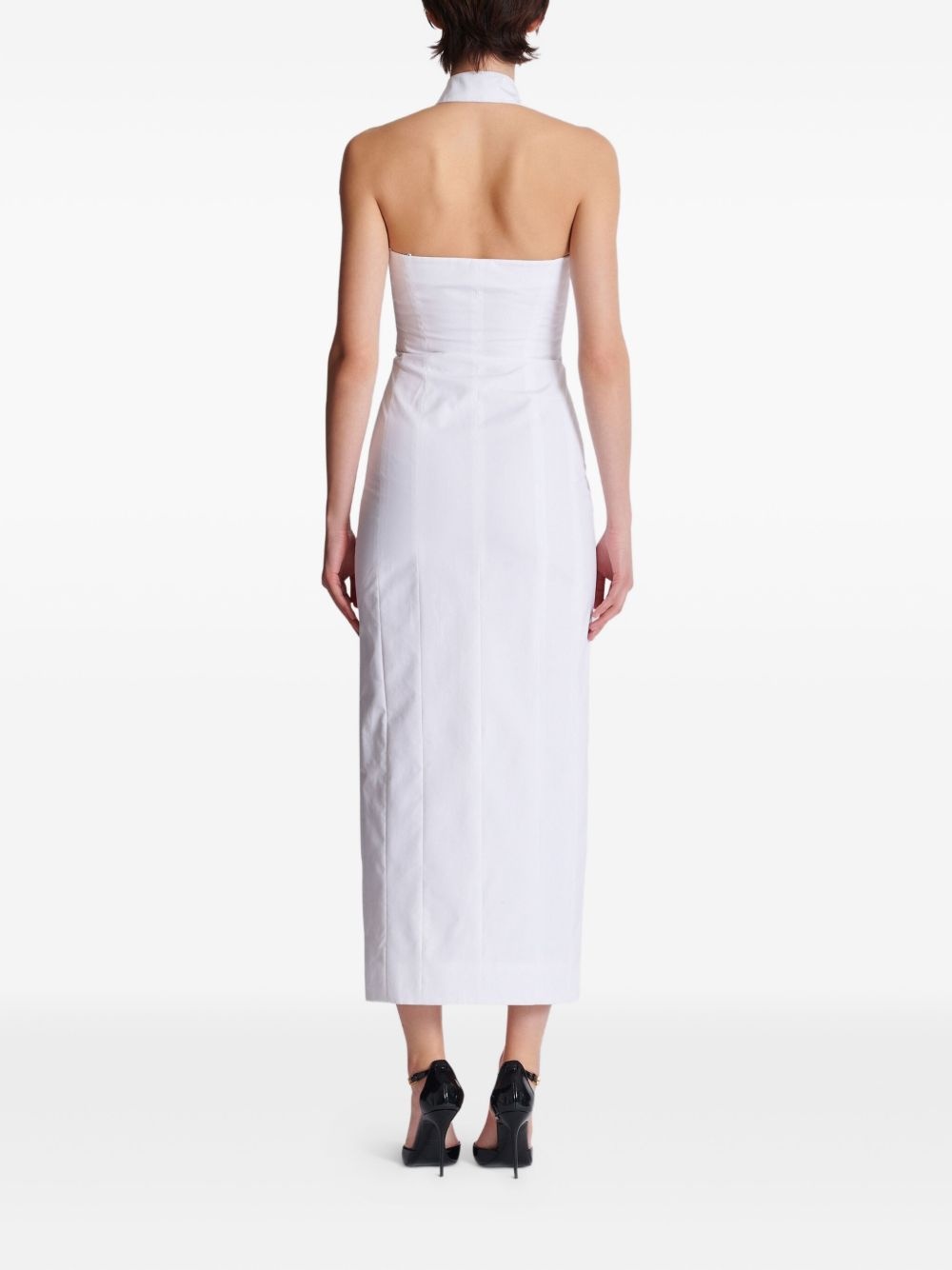 poplin midi dress - 4