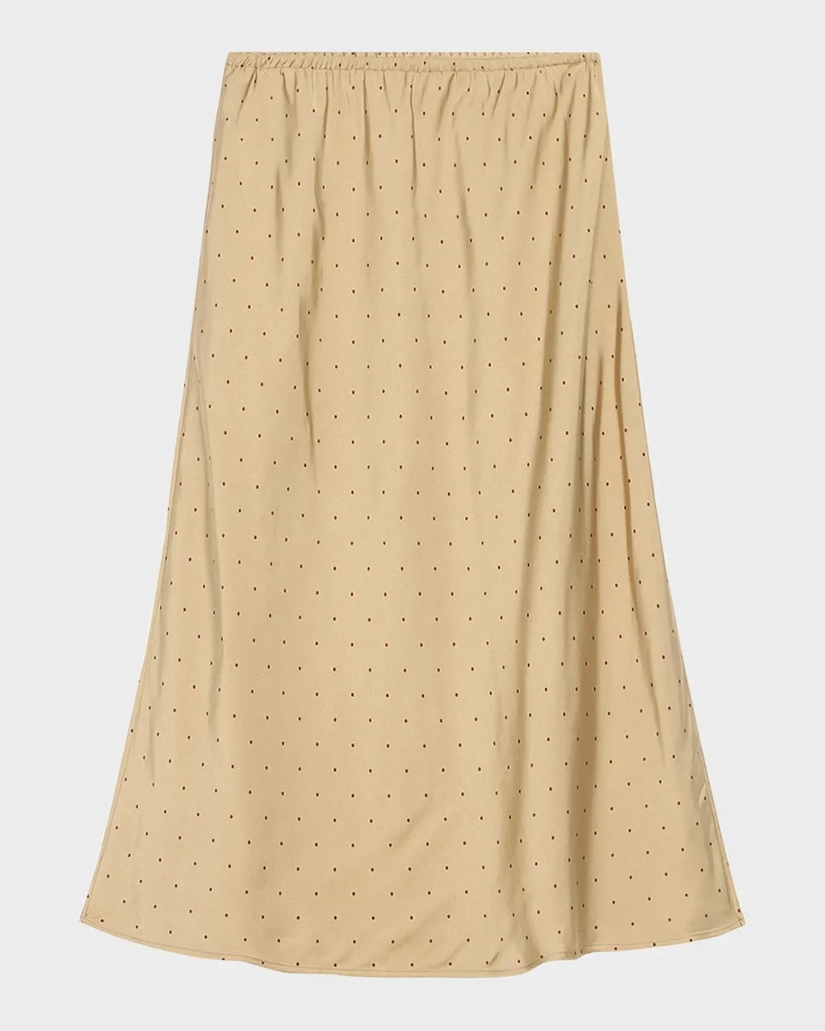 Grid Dot Slip Skirt - 1