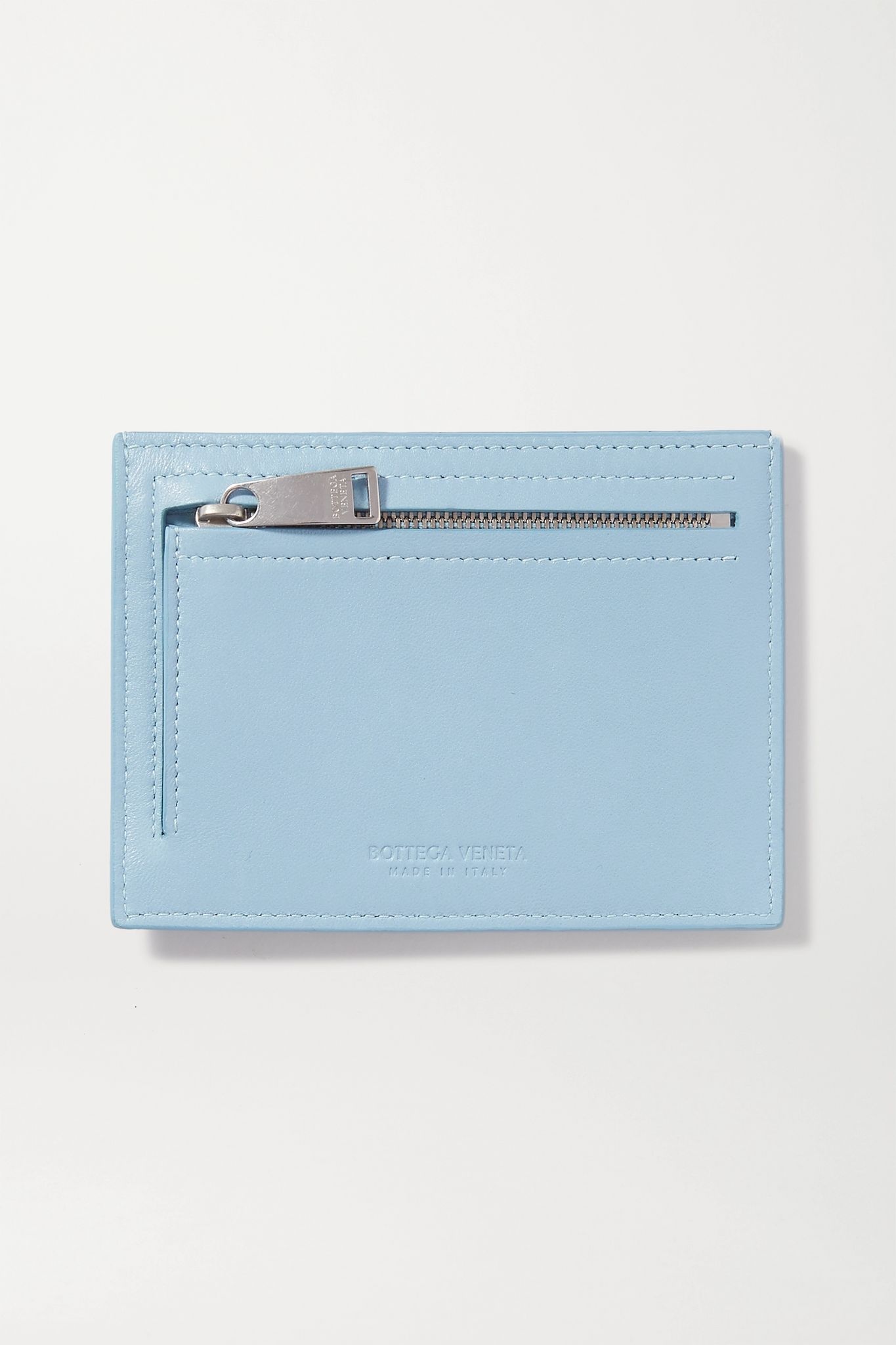 Intrecciato leather cardholder - 3