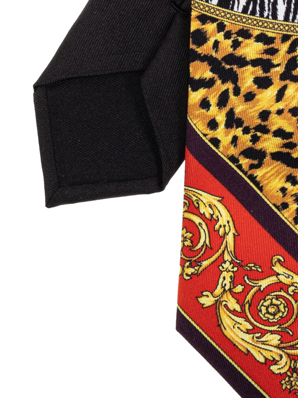 mix-print tie - 3