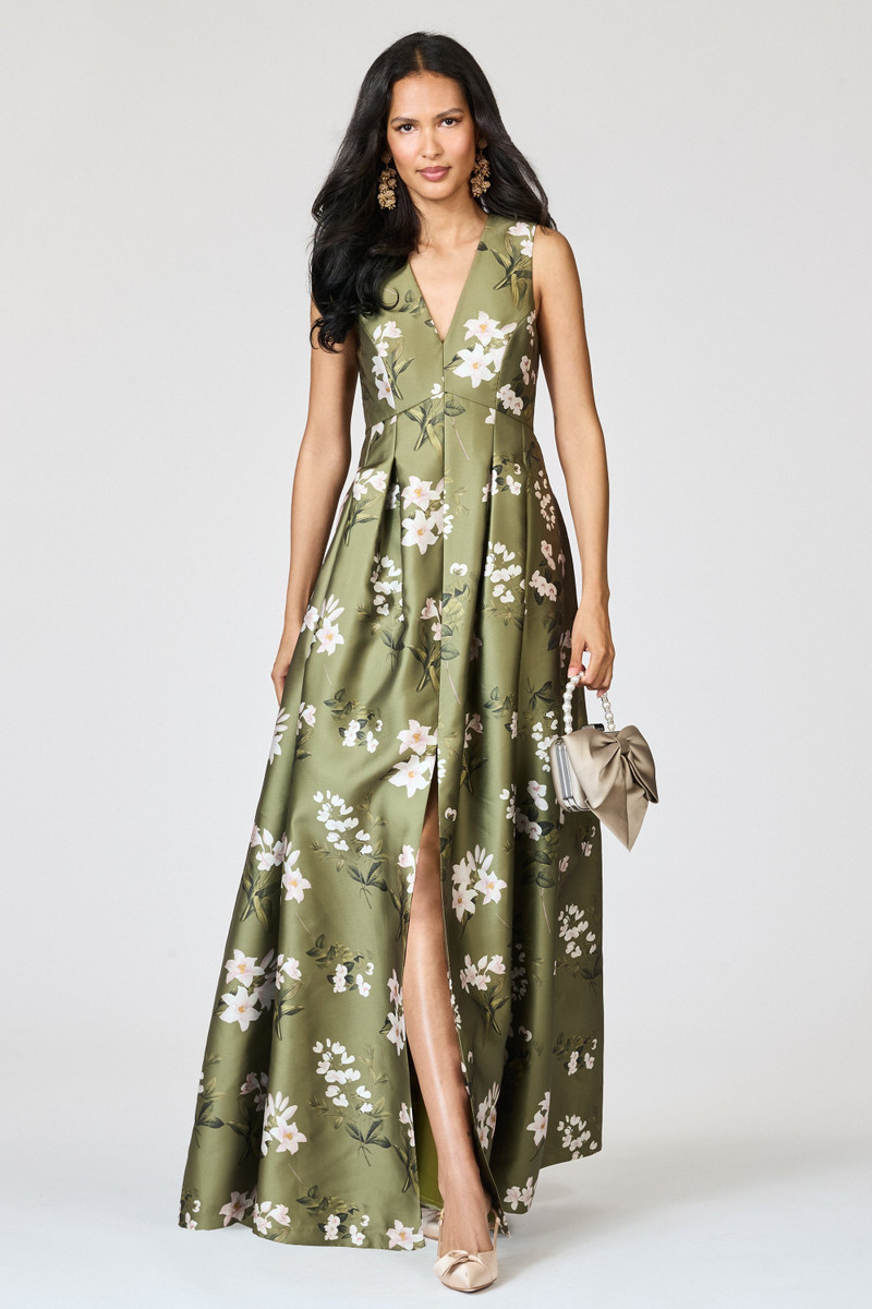 SACHIN & BABI BROOKE GOWN - MOSS FORMOSA outlook