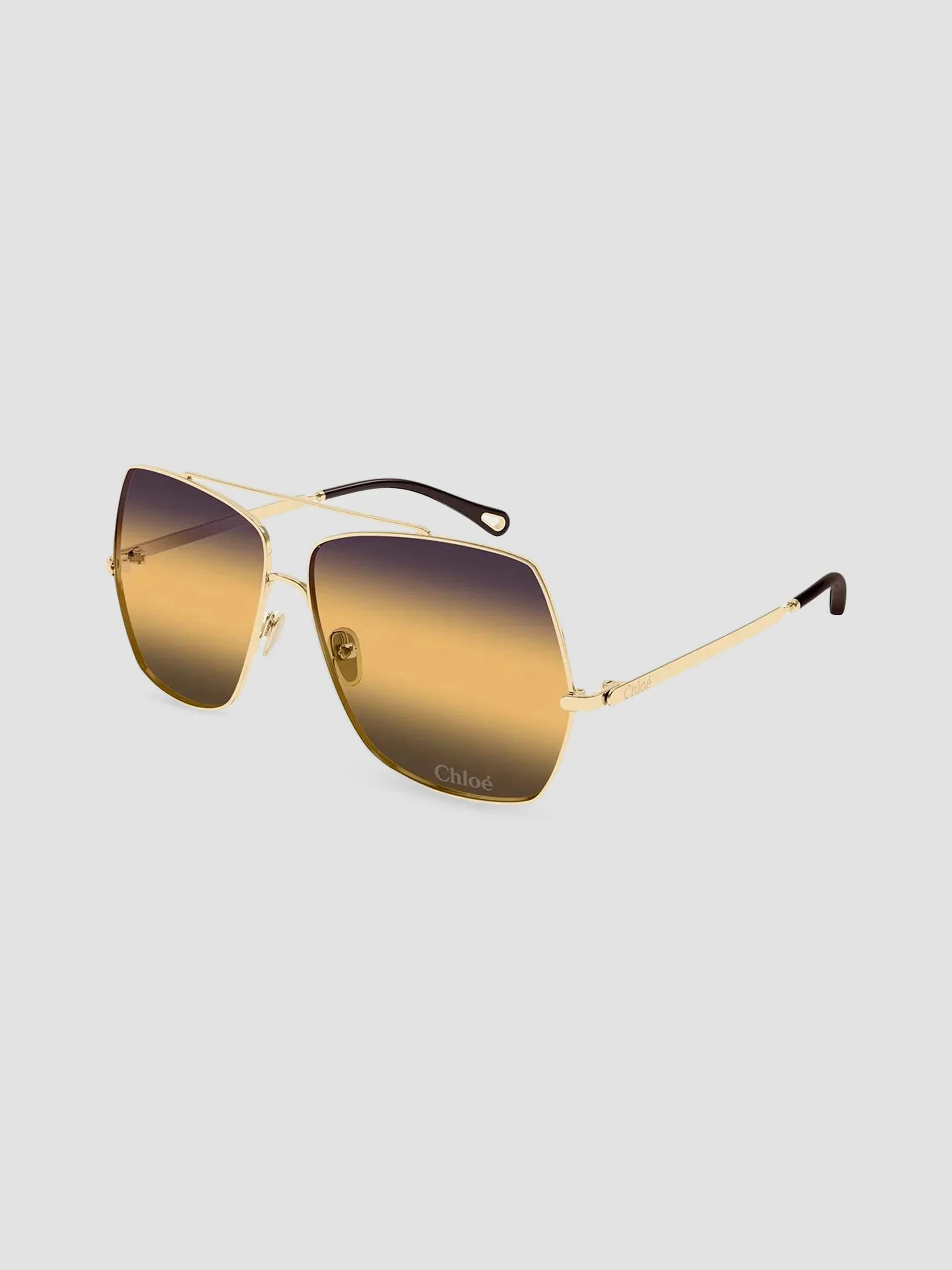 Women's 62MM Aviator Sunglasses - Gold - 1