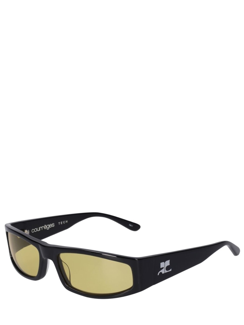 Techno squared acetate sunglasses - 2