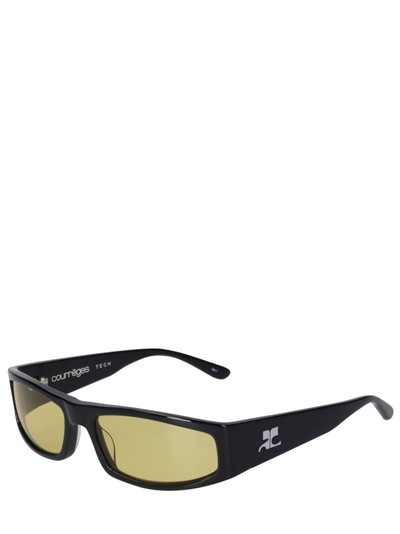 courrèges Techno squared acetate sunglasses outlook