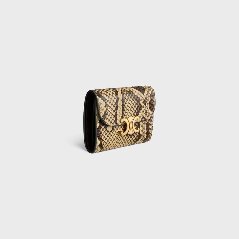 Small Flap Wallet TRIOMPHE IN Python 3