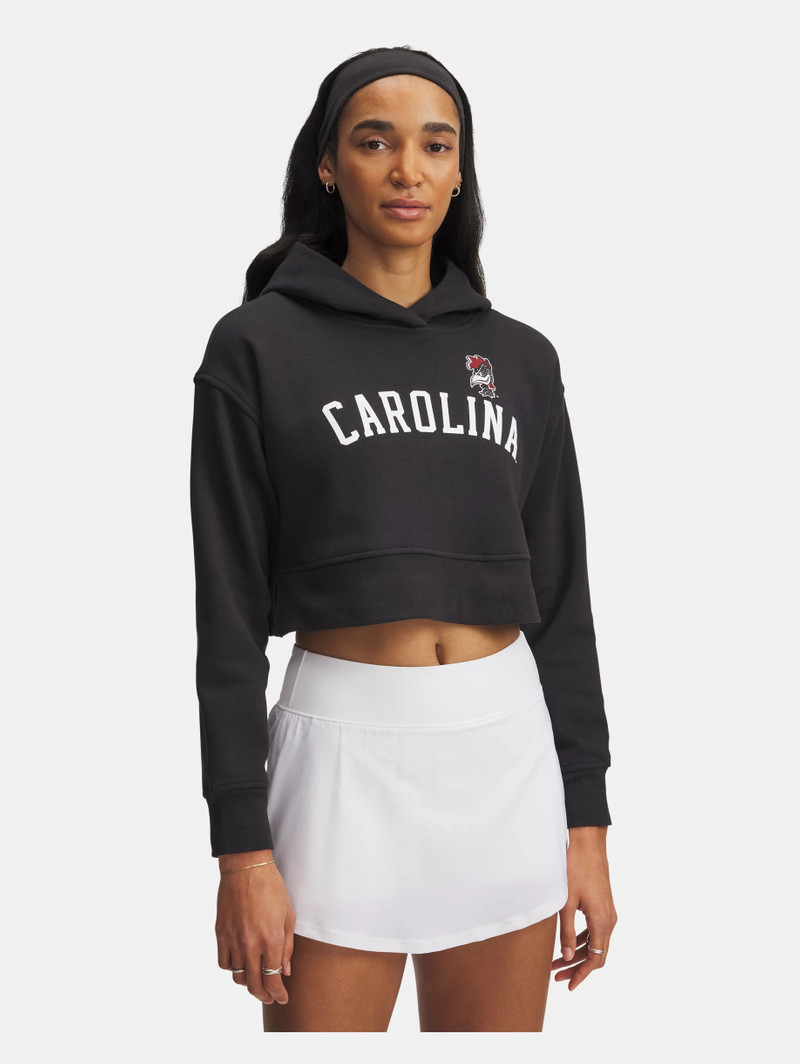 Under Armour Women's UA Rival Fleece Collegiate Cropped Hoodie outlook