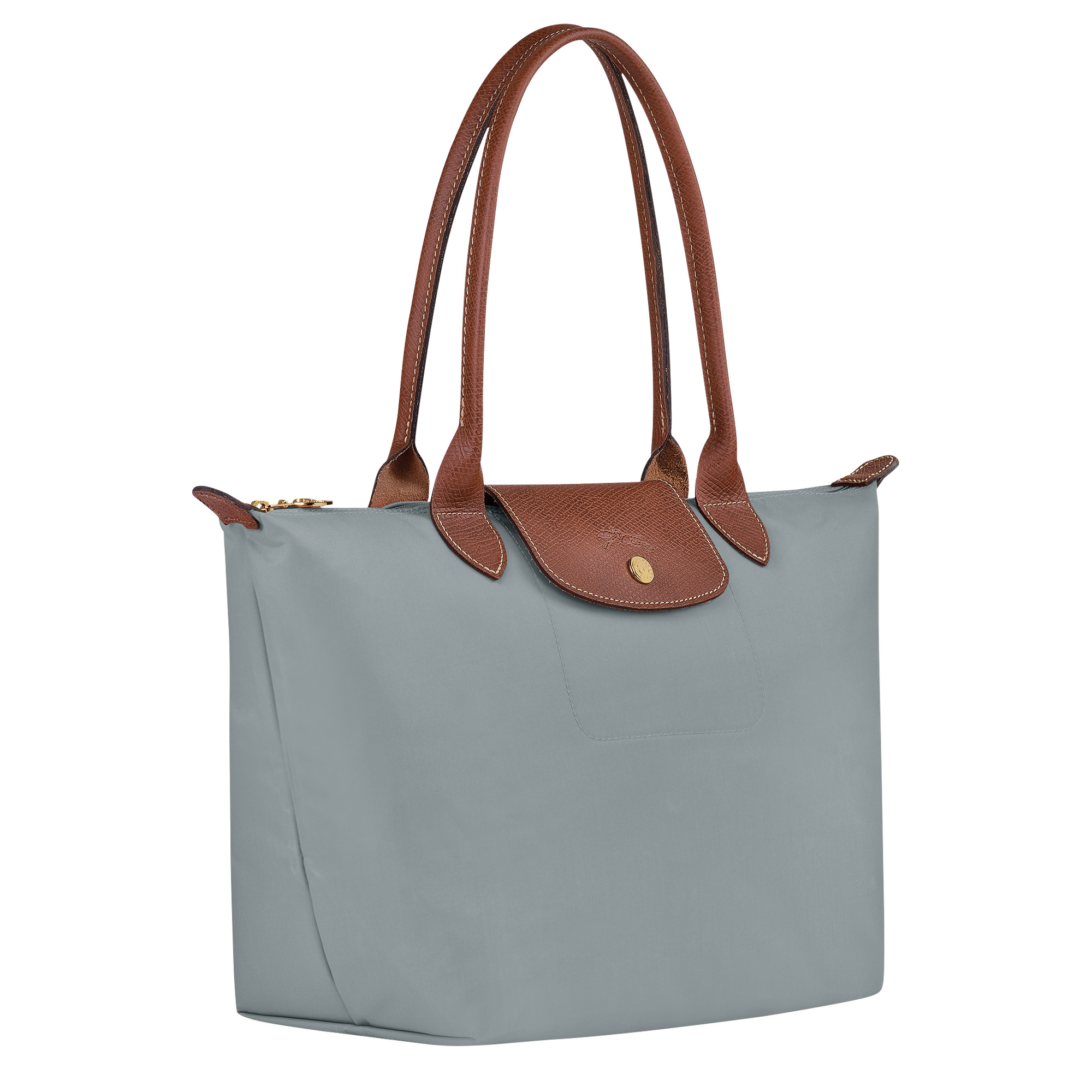 Le Pliage Original M Tote bag Steel - Recycled canvas - 2