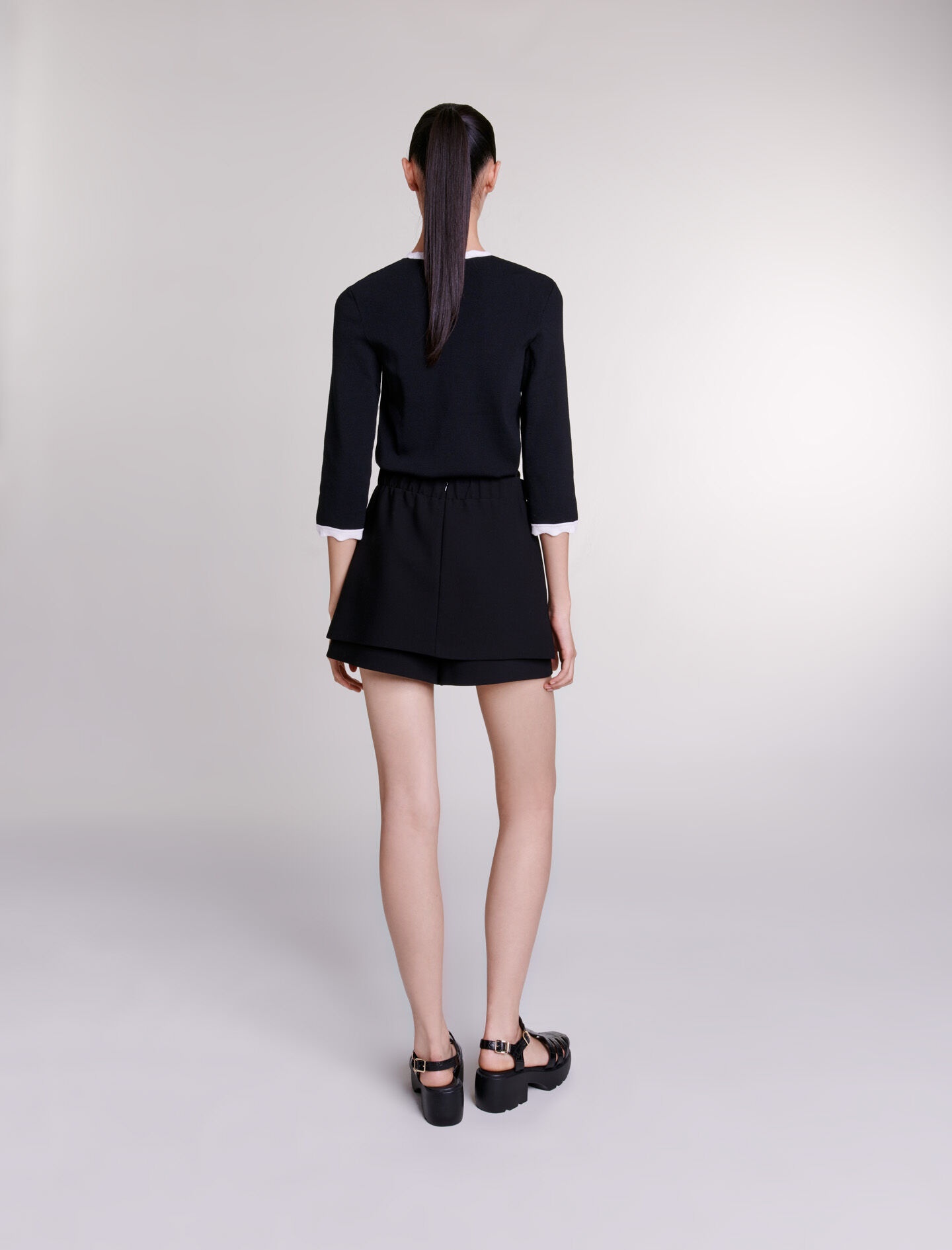 Two-tone cardigan - 5