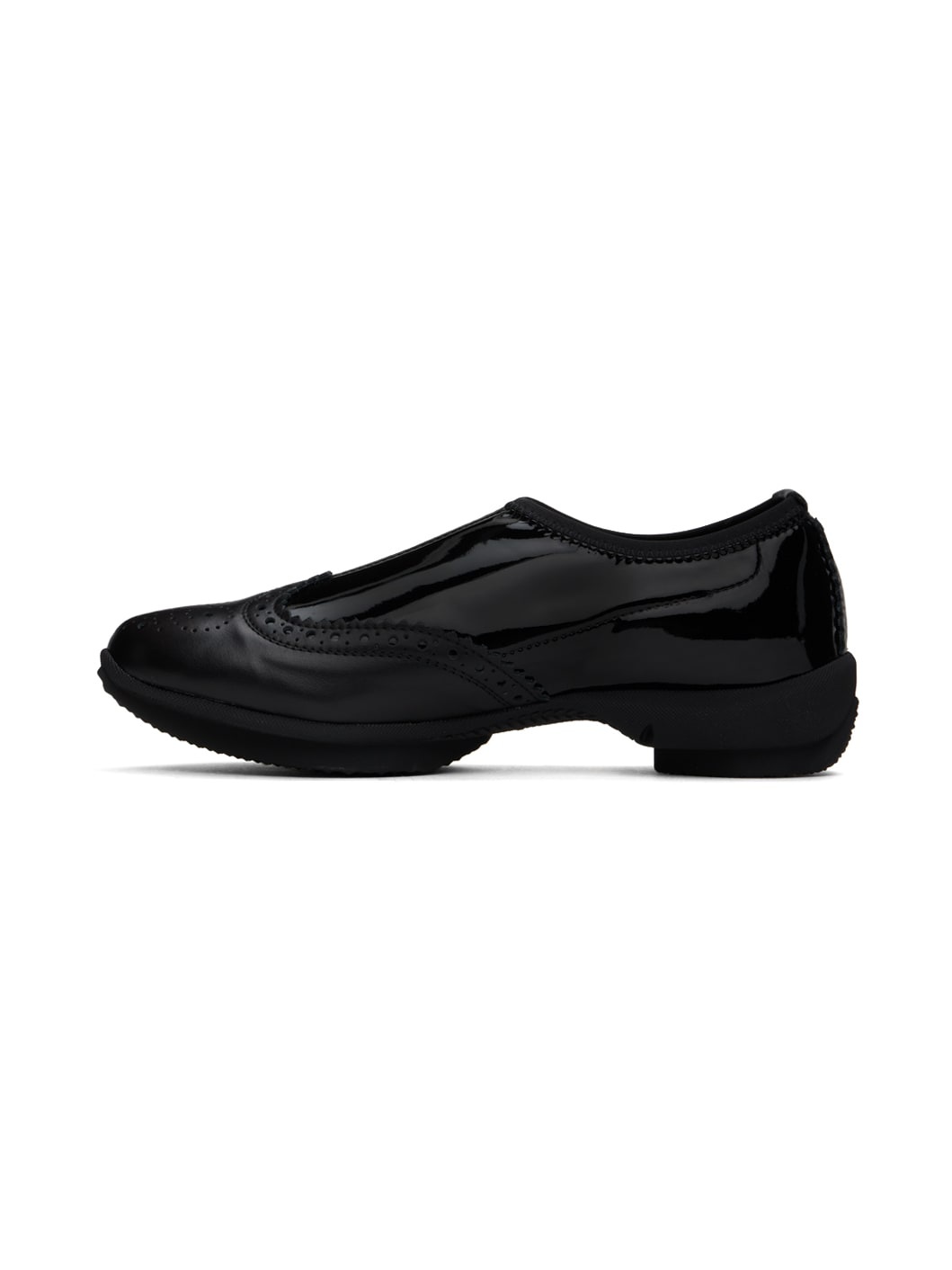 Black Sonia Slip-on Brogues - 3