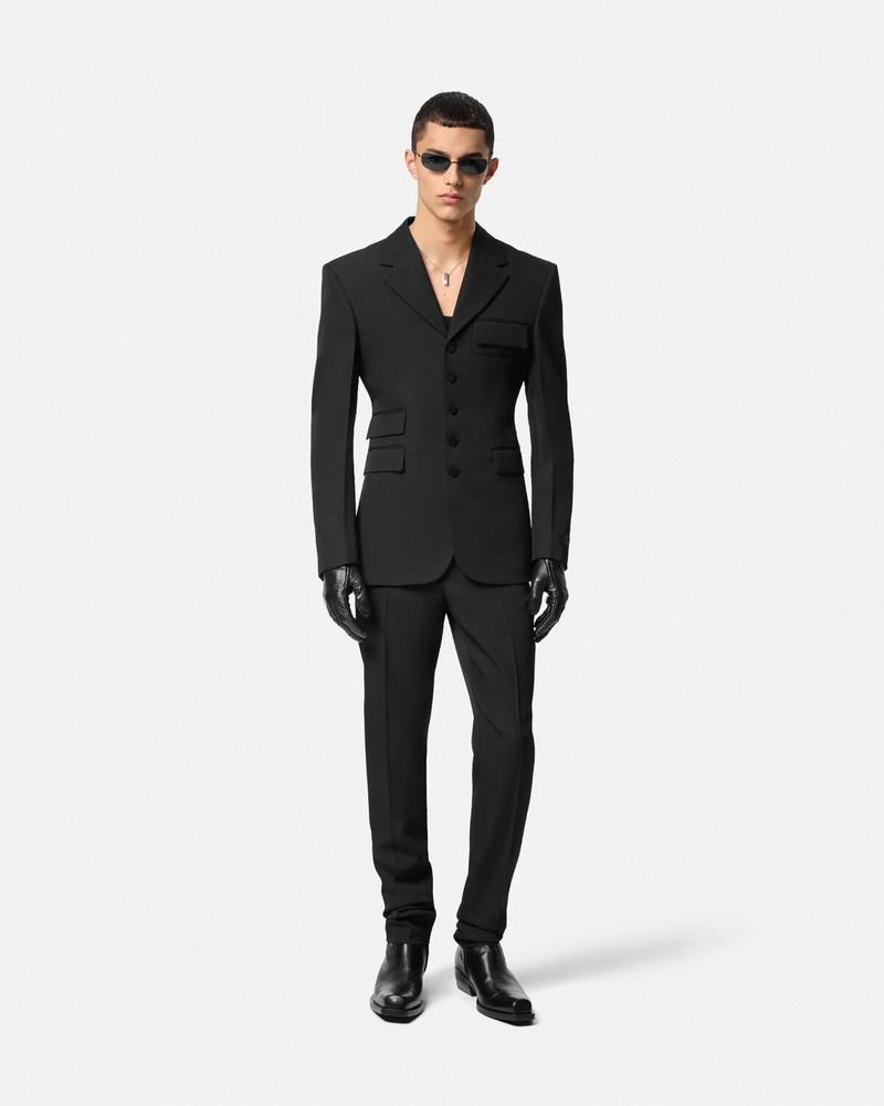 VERSACE Light Wool Formal Trousers outlook