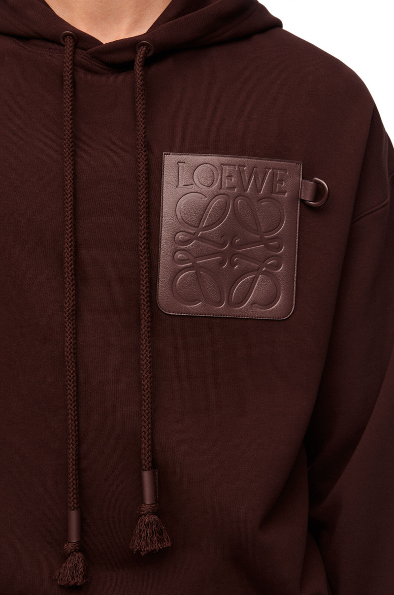 Relaxed fit hoodie in cotton 5