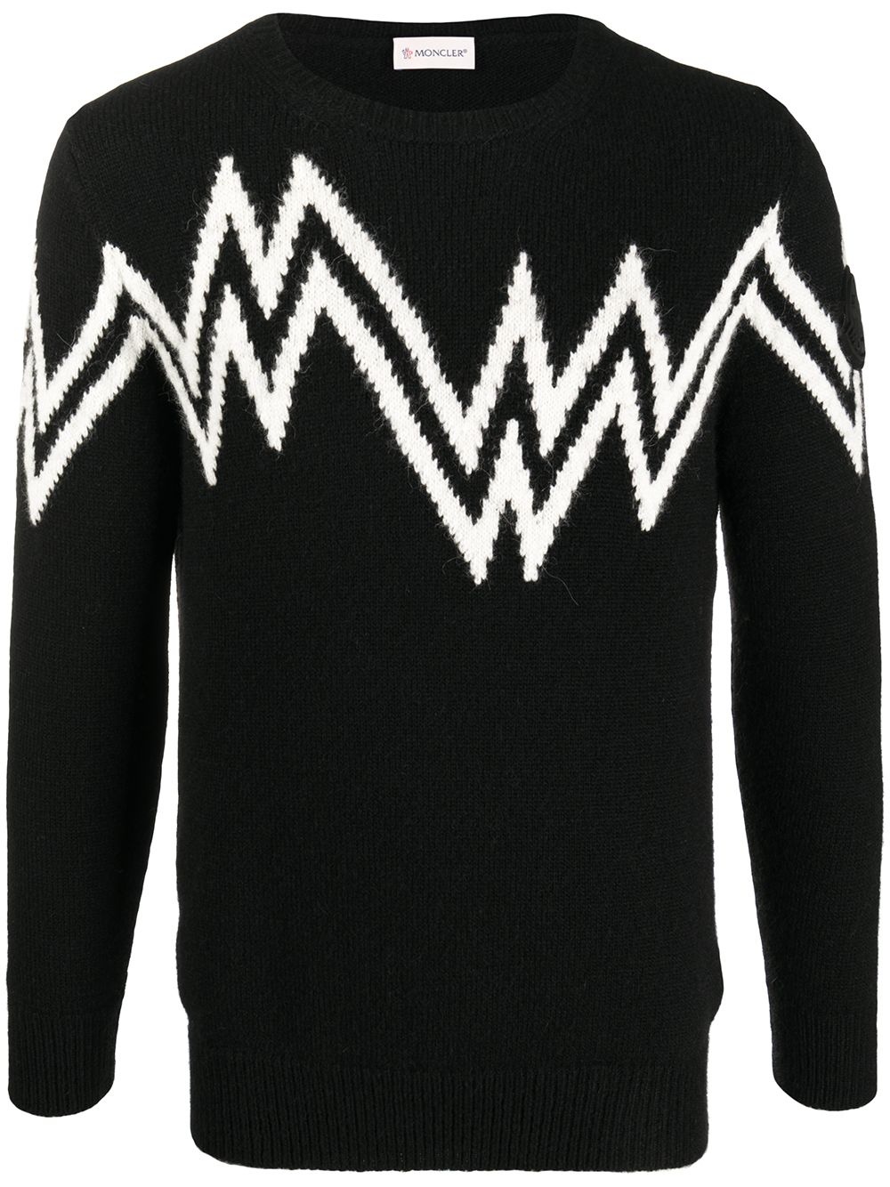 intarsia knit jumper - 1